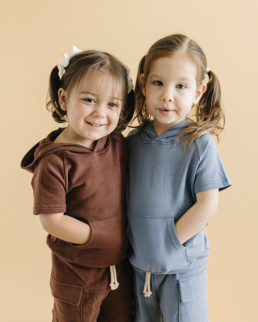 Cargo Shorts Set | Blue