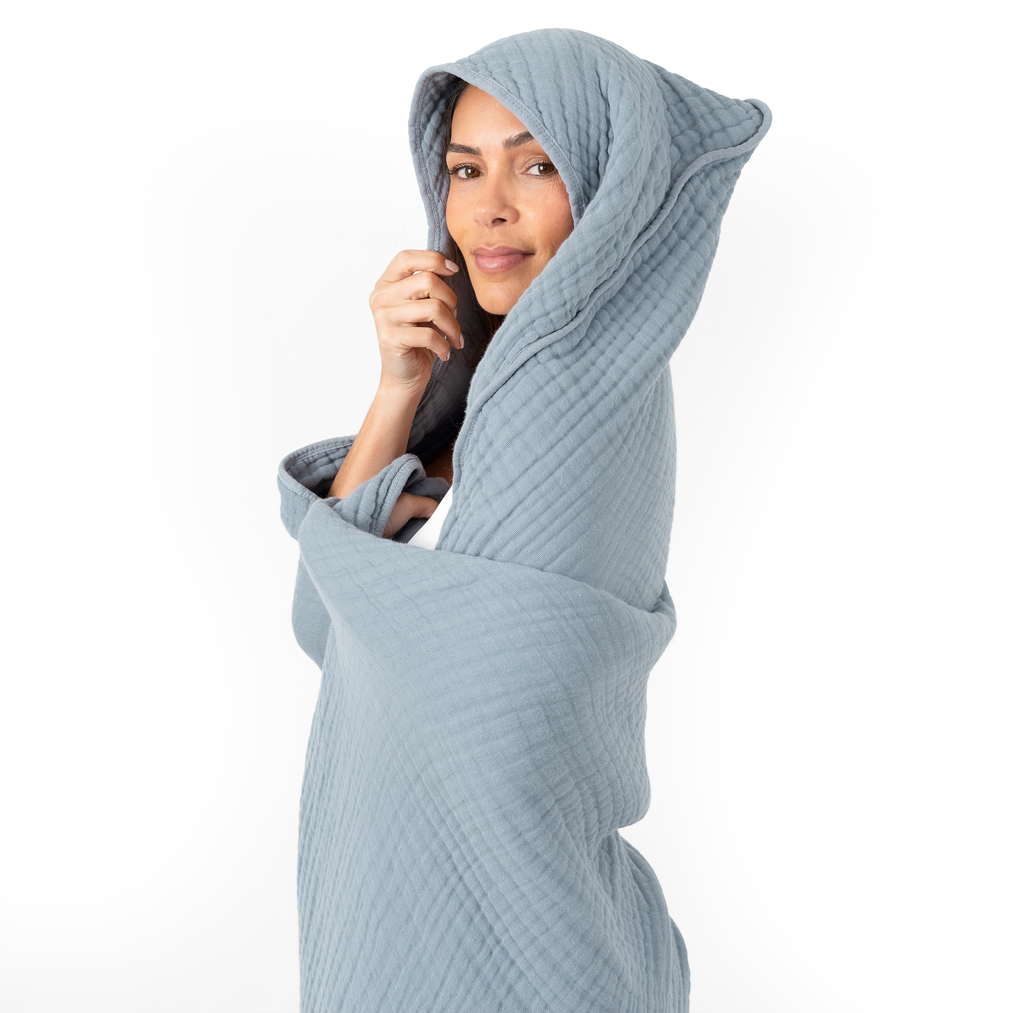 Adult Muslin Hooded Towel