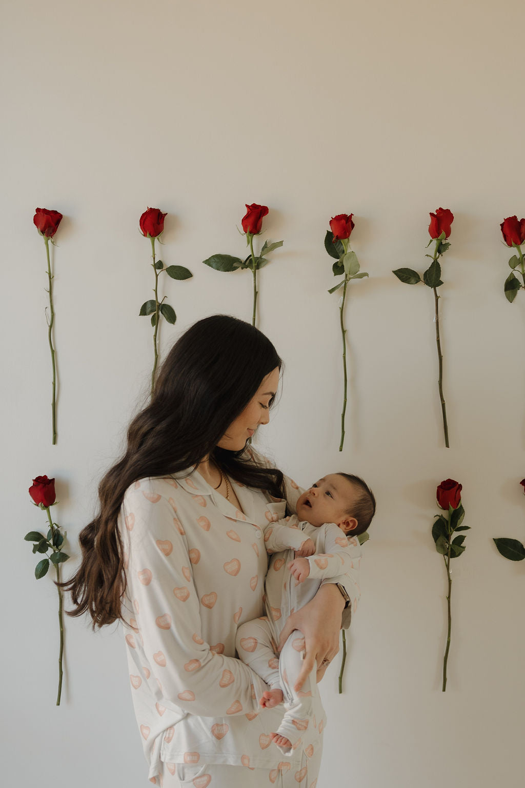 Bamboo Zip Pajamas | Love Notes - Grey