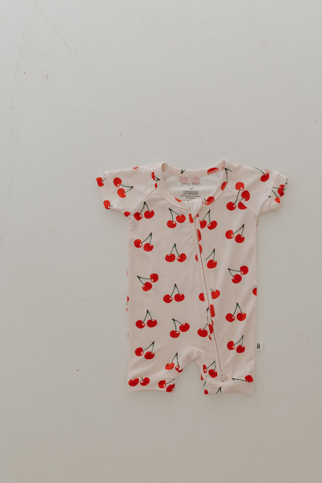 Shortie Bamboo Zip | Cherry Orchard