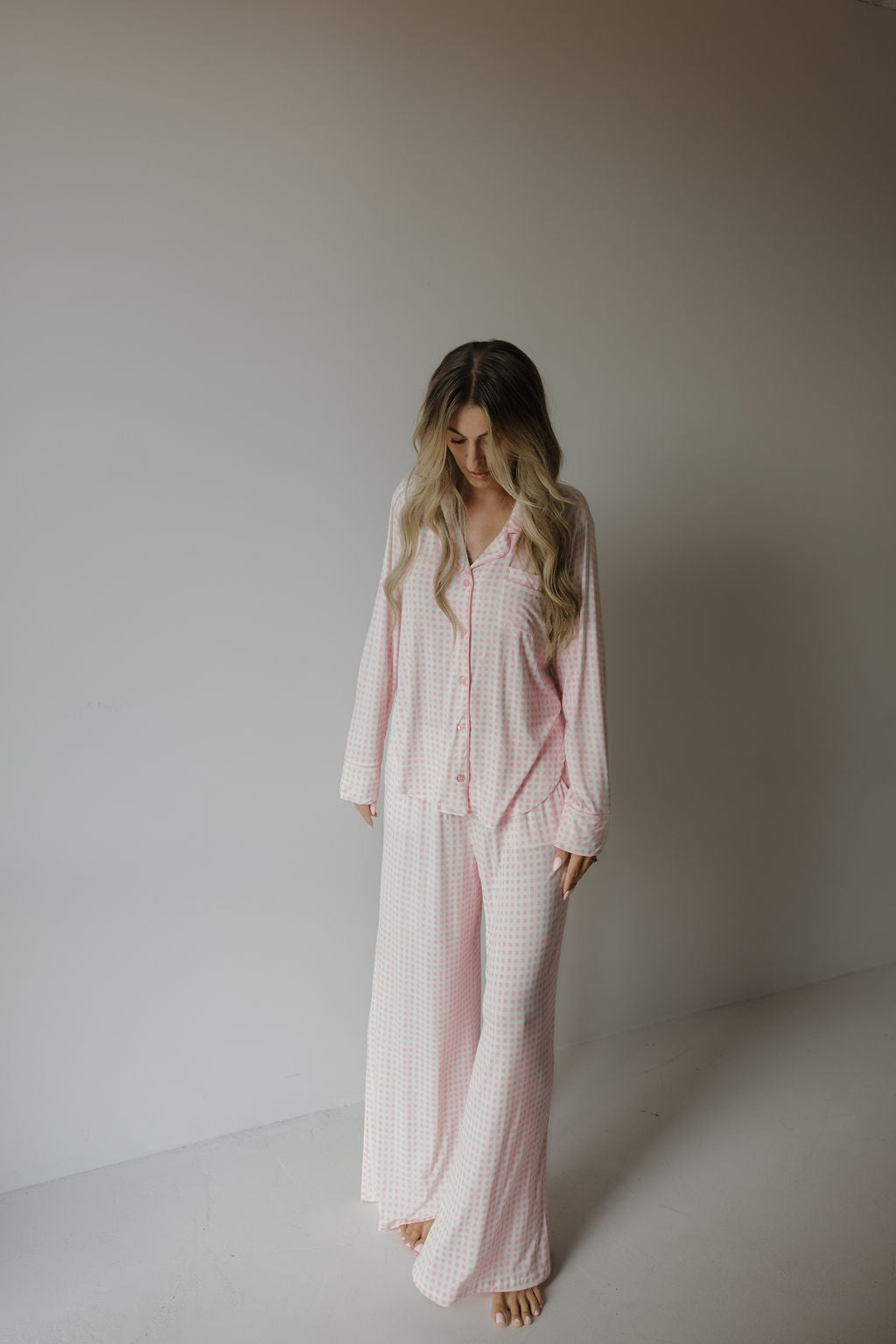 Women's Bamboo Button Up Lounge Set | Giselle