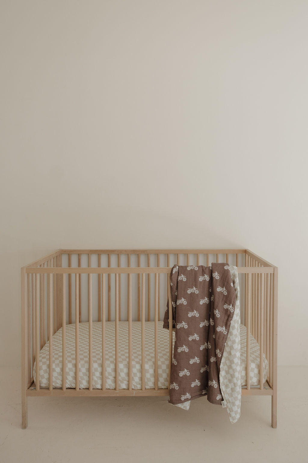 Muslin Quilt | Dirt Bike & Checkerboard