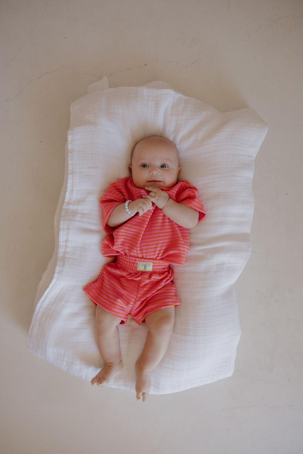 Child Terry Short Set | Strawberry