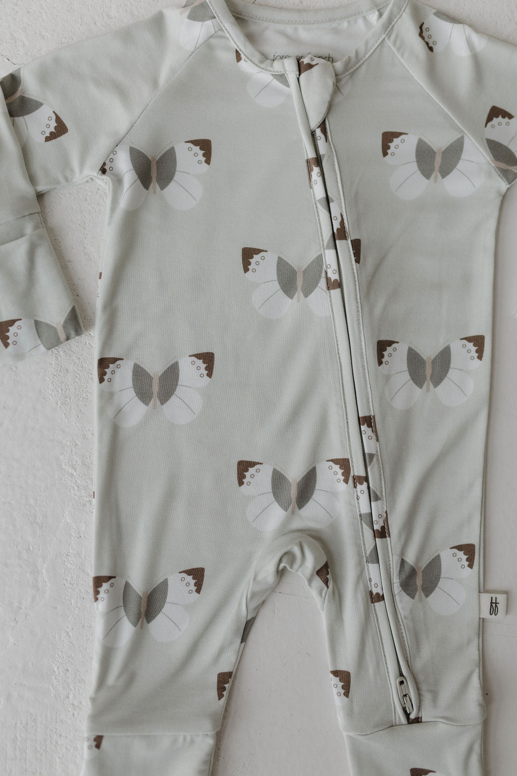 Bamboo Zip Pajamas | Butterflies