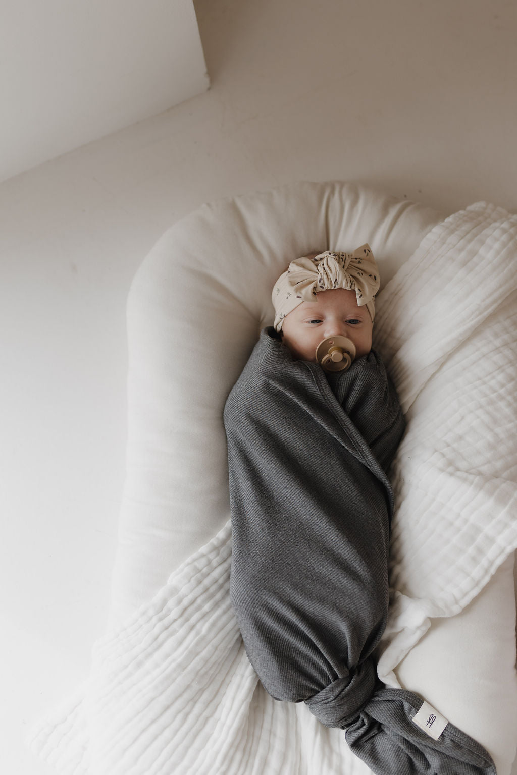 Bamboo Swaddle | Shadow