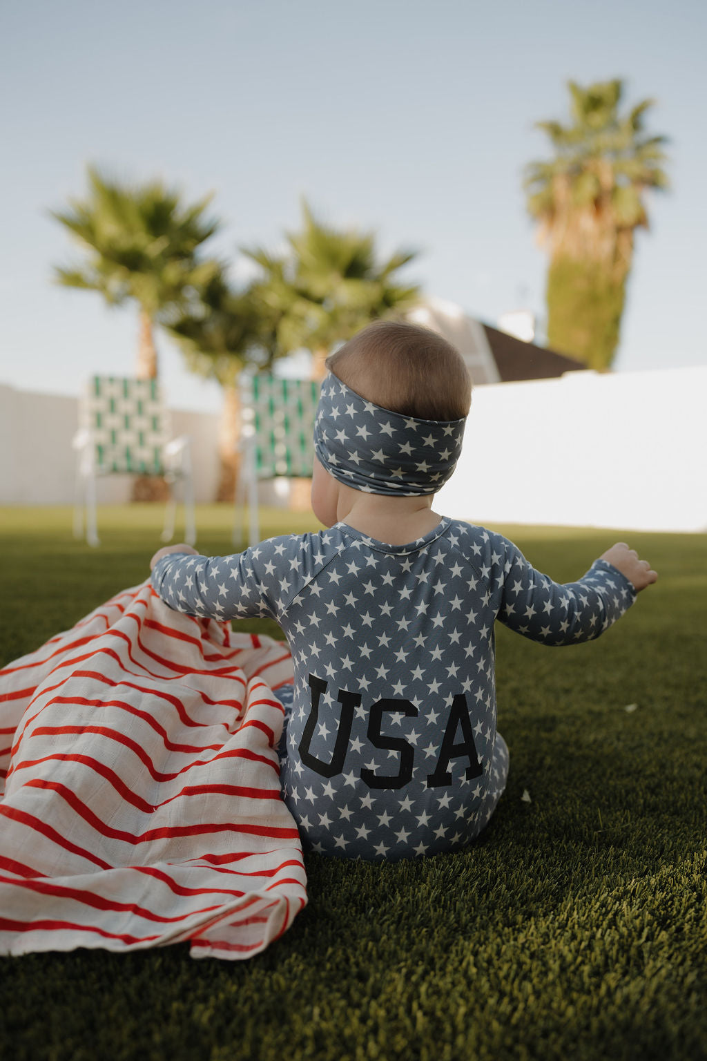Bamboo Headwrap | Star Spangled