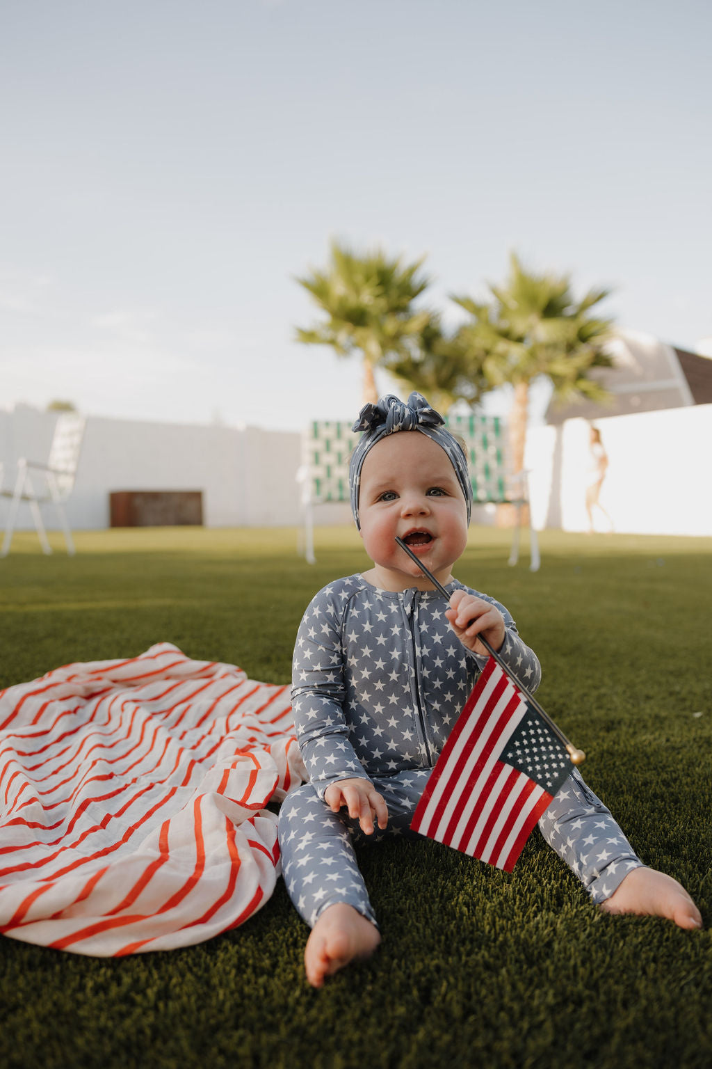 Bamboo Zip Pajamas | Star Spangled