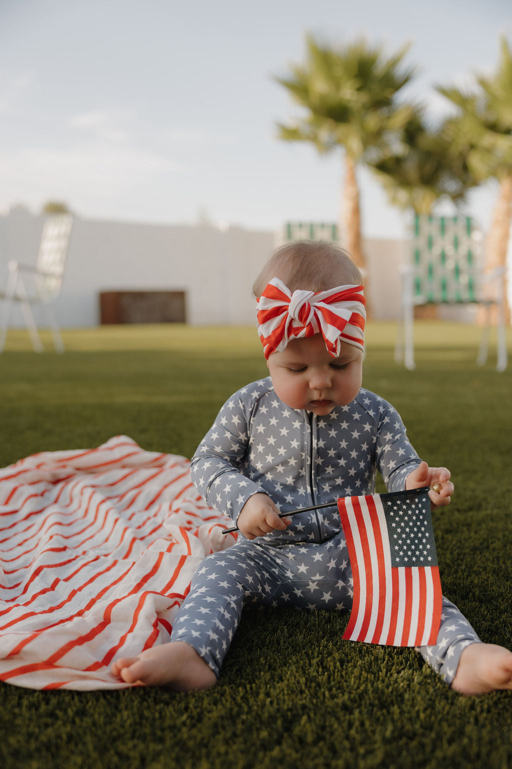 Bamboo Zip Pajamas | Star Spangled
