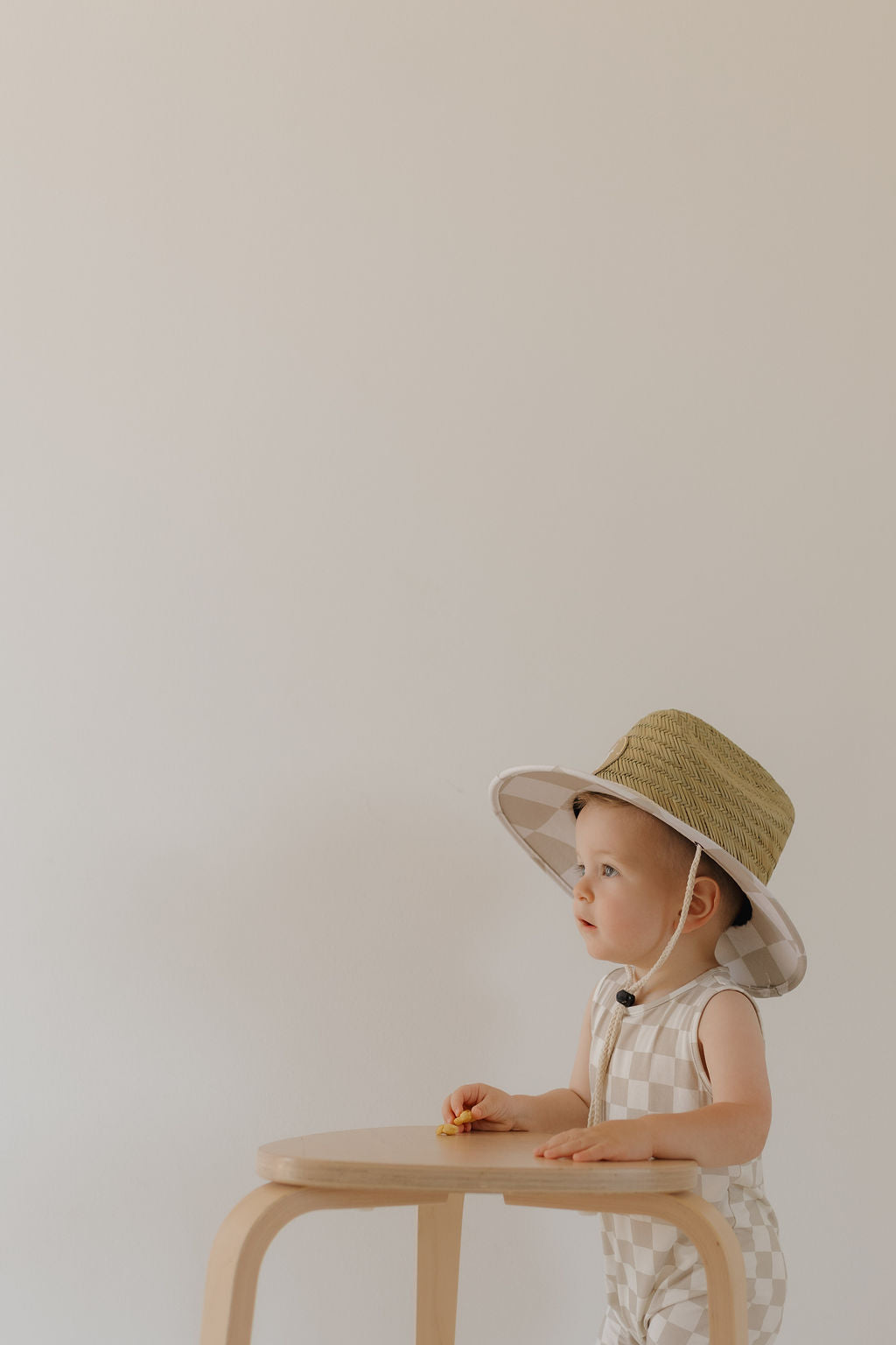 Harem Bamboo Romper | Checkerboard