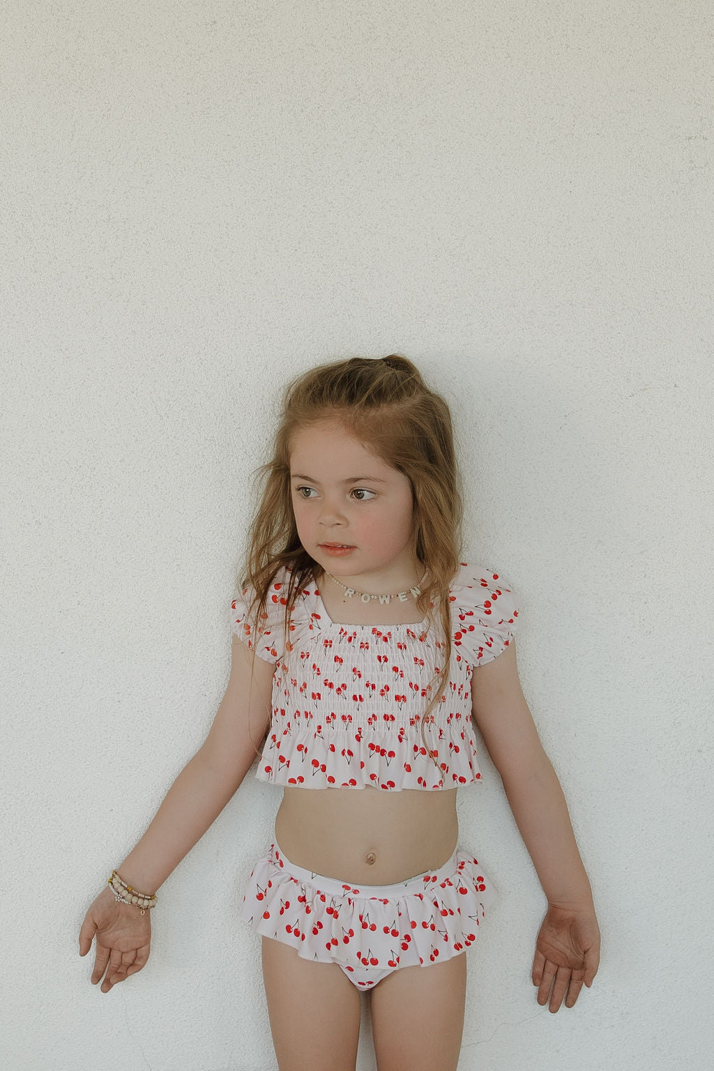 Toddler Two Piece Swimsuit | Sweetheart Cherries