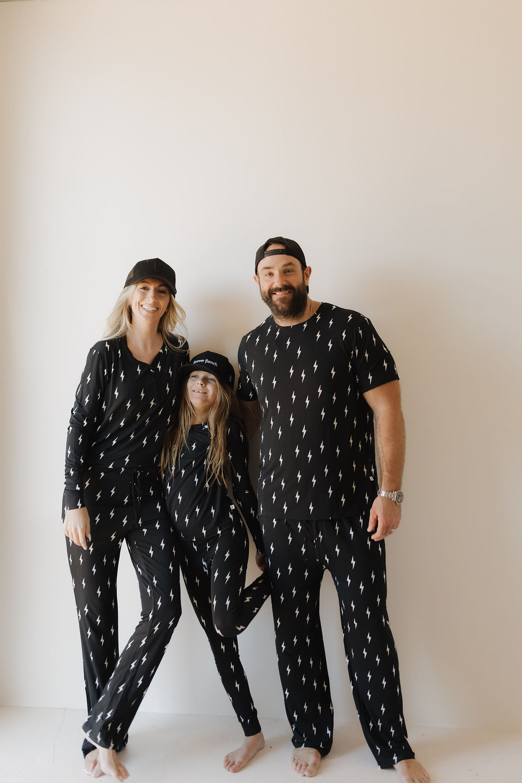 Women's Bamboo Pajama | Midnight Lightning Bolt