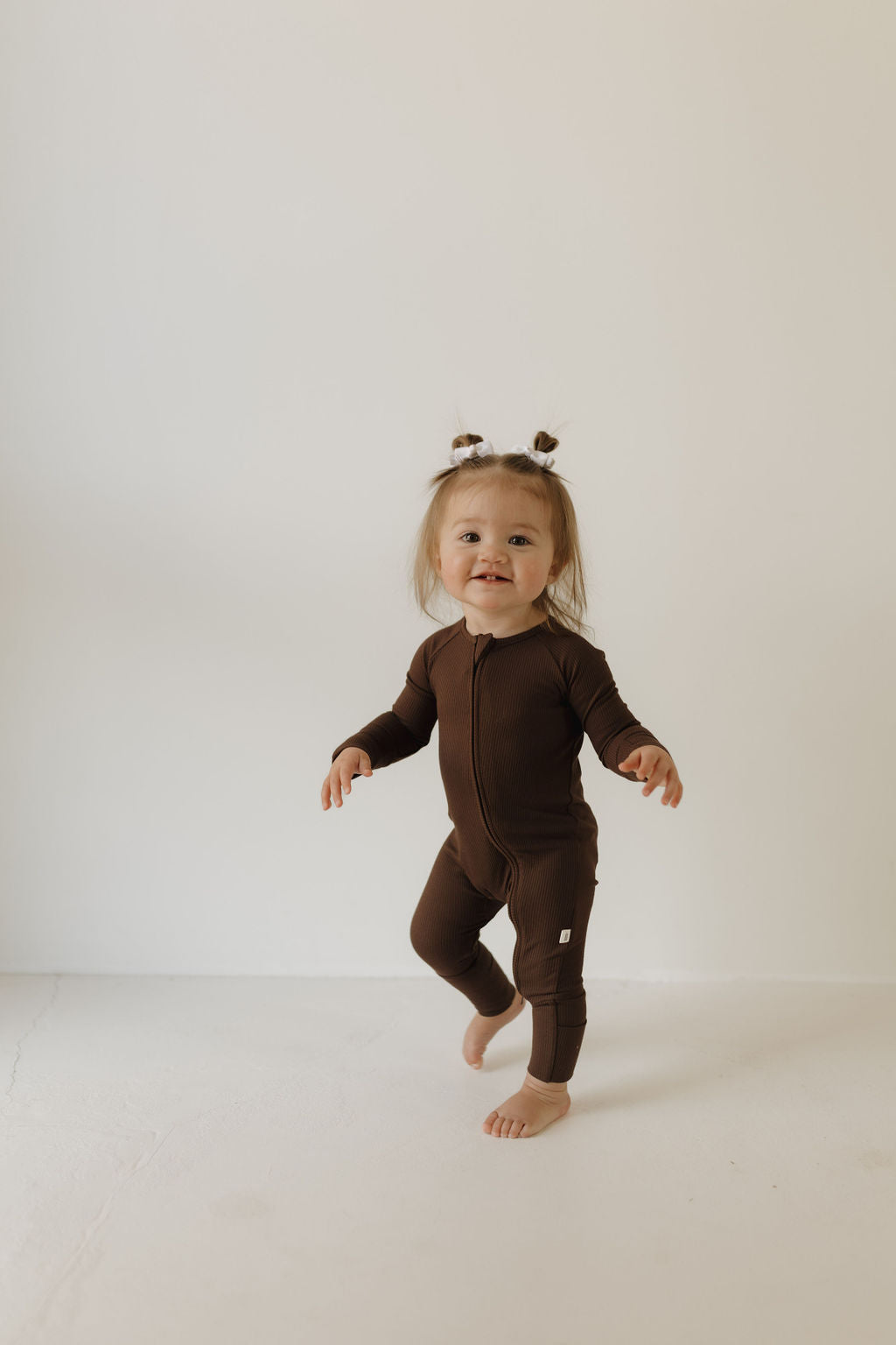 Bamboo Zip Pajamas | Coffee Bean