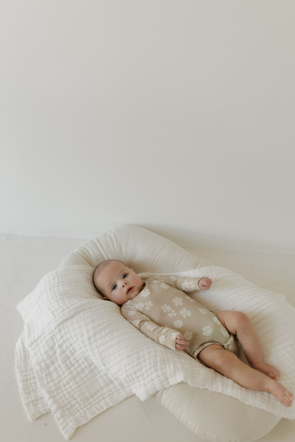 Long Sleeve Bamboo Snapsuit | Lazy Daisy