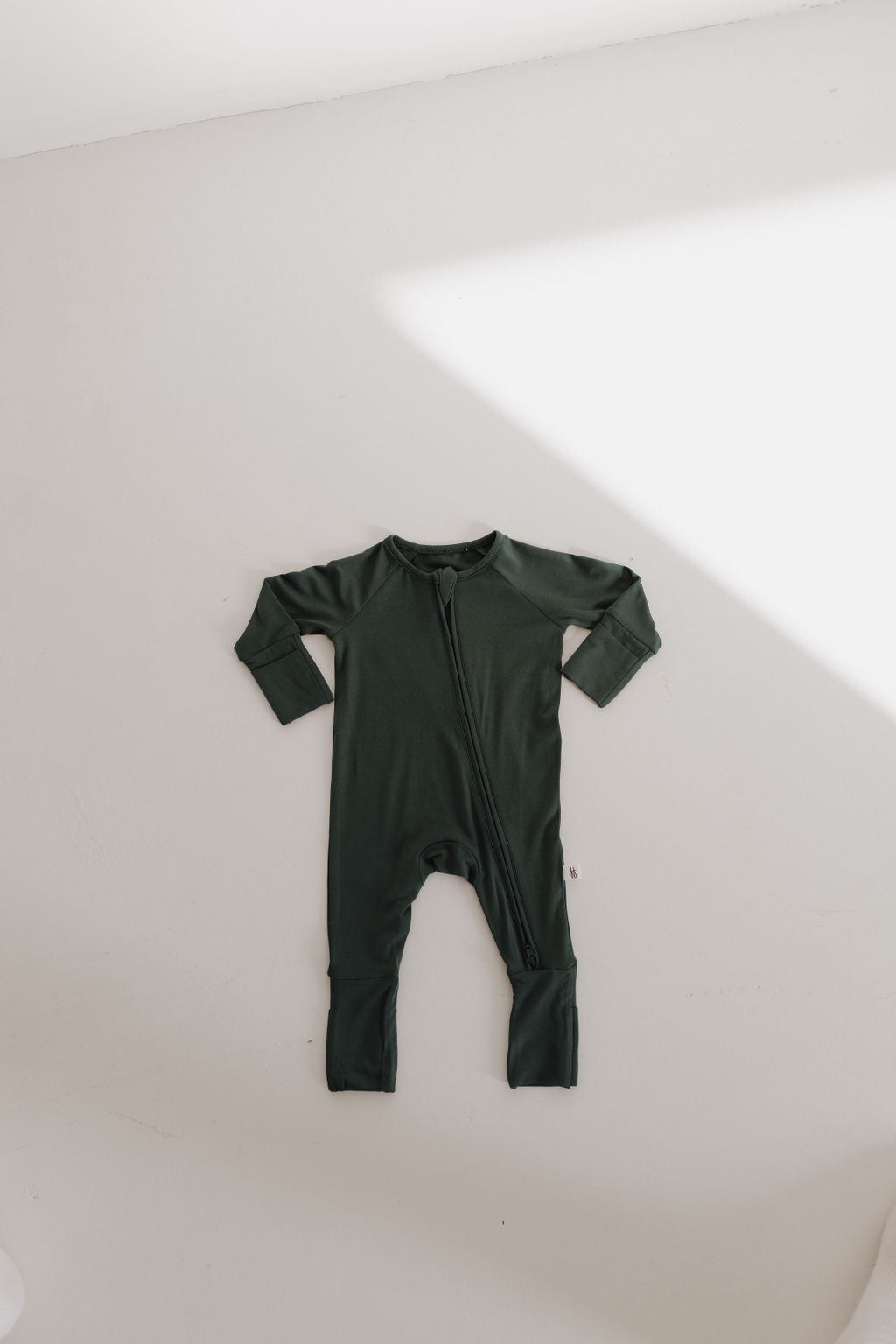 Bamboo Zip Pajamas | Emerald