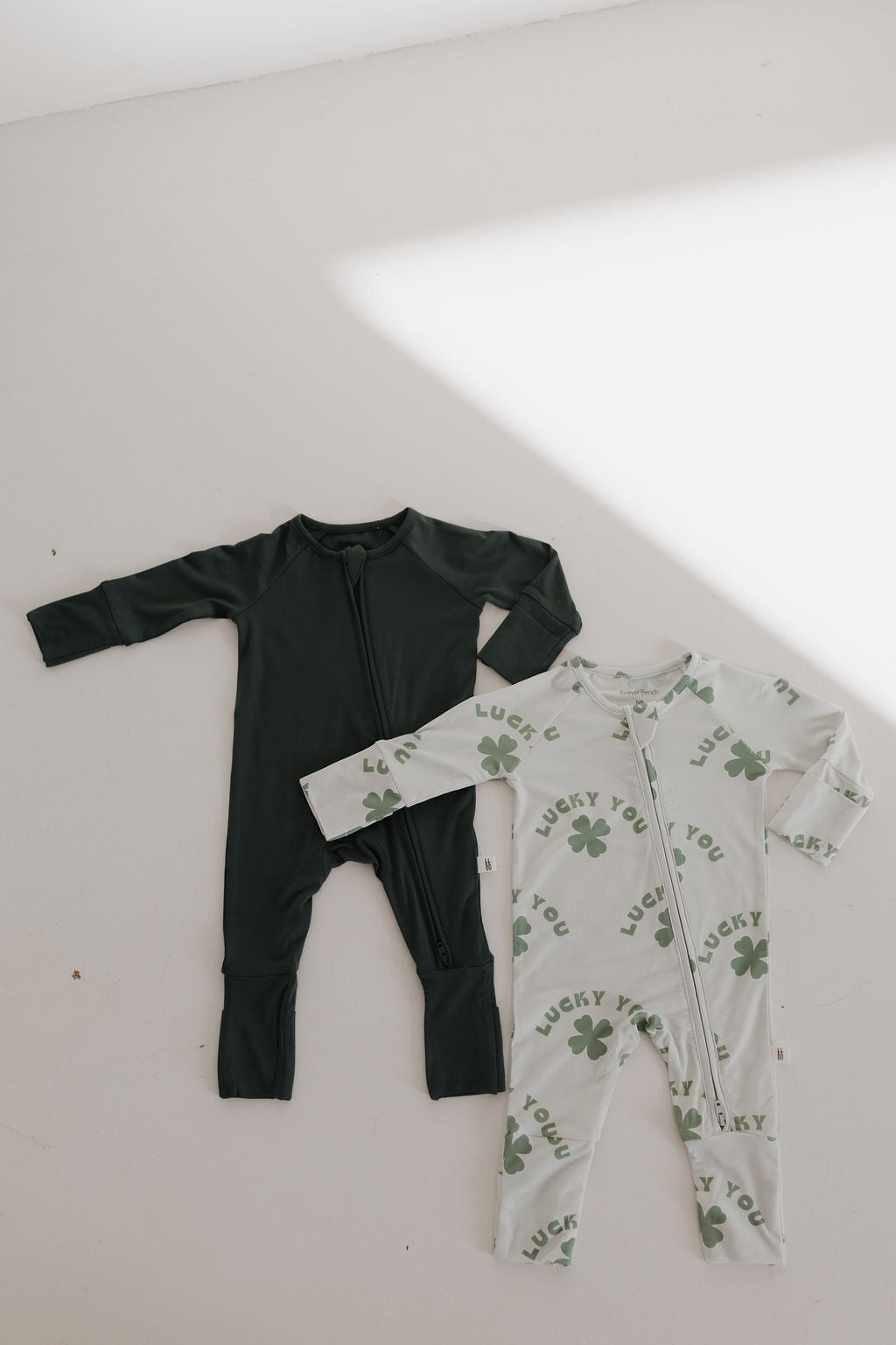 Bamboo Zip Pajamas | Emerald