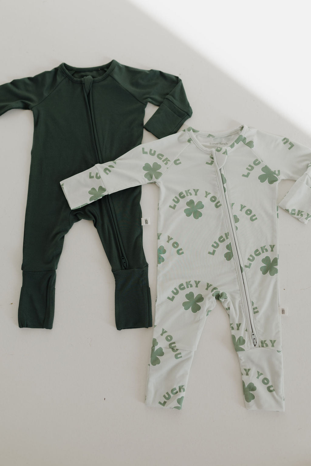 Bamboo Zip Pajamas | Emerald