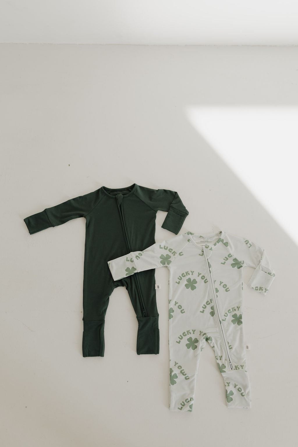 Bamboo Zip Pajamas | Emerald