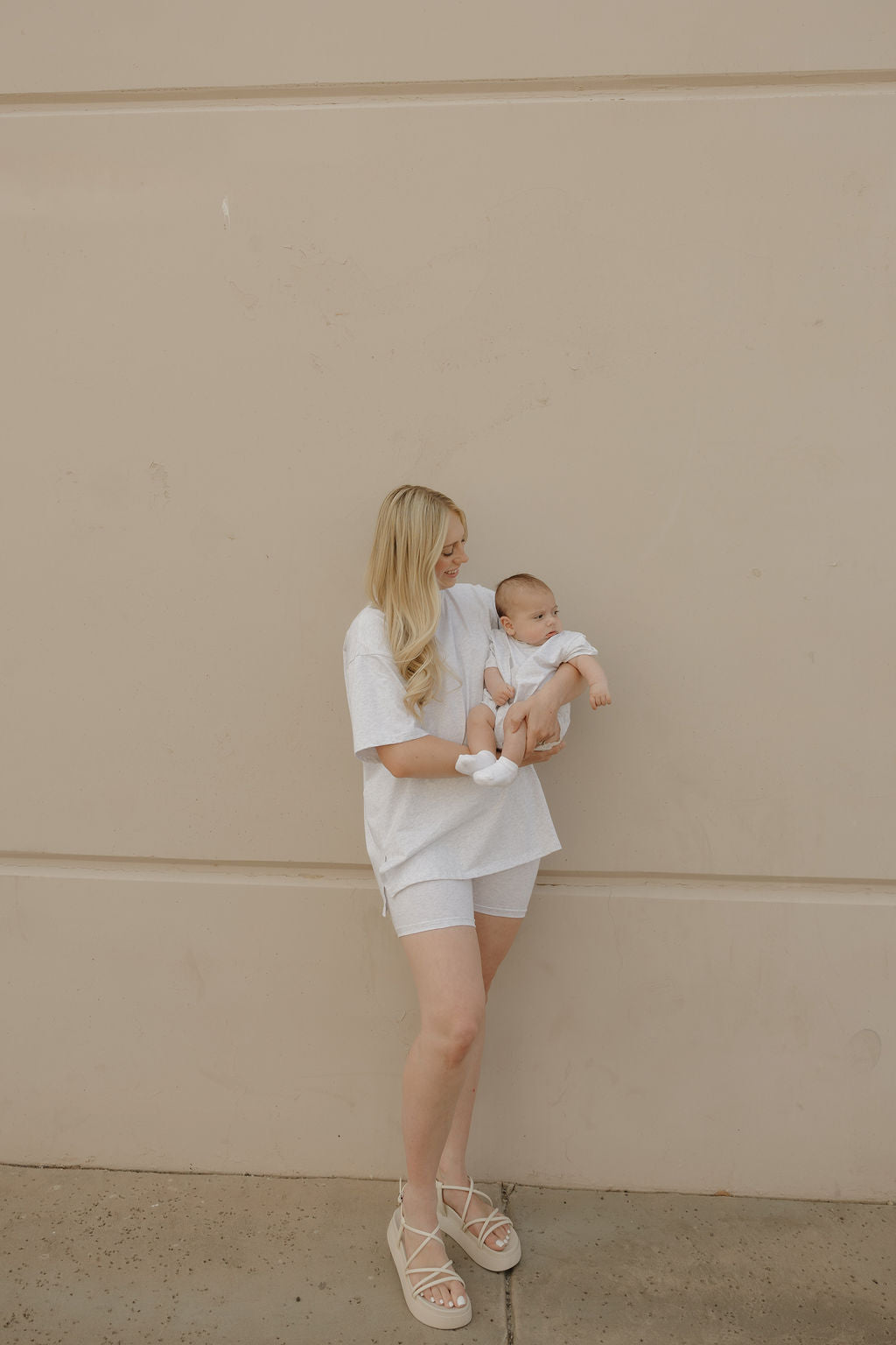 Short Sleeve Romper | Heather