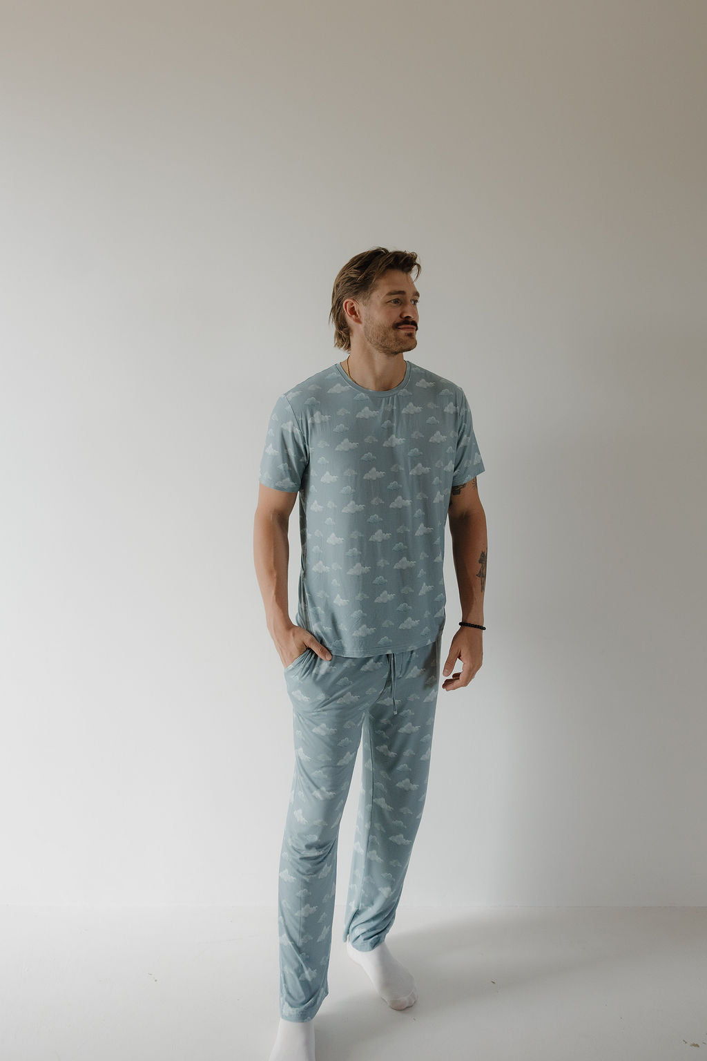 Men's Short Sleeve Bamboo Pajama | Duke