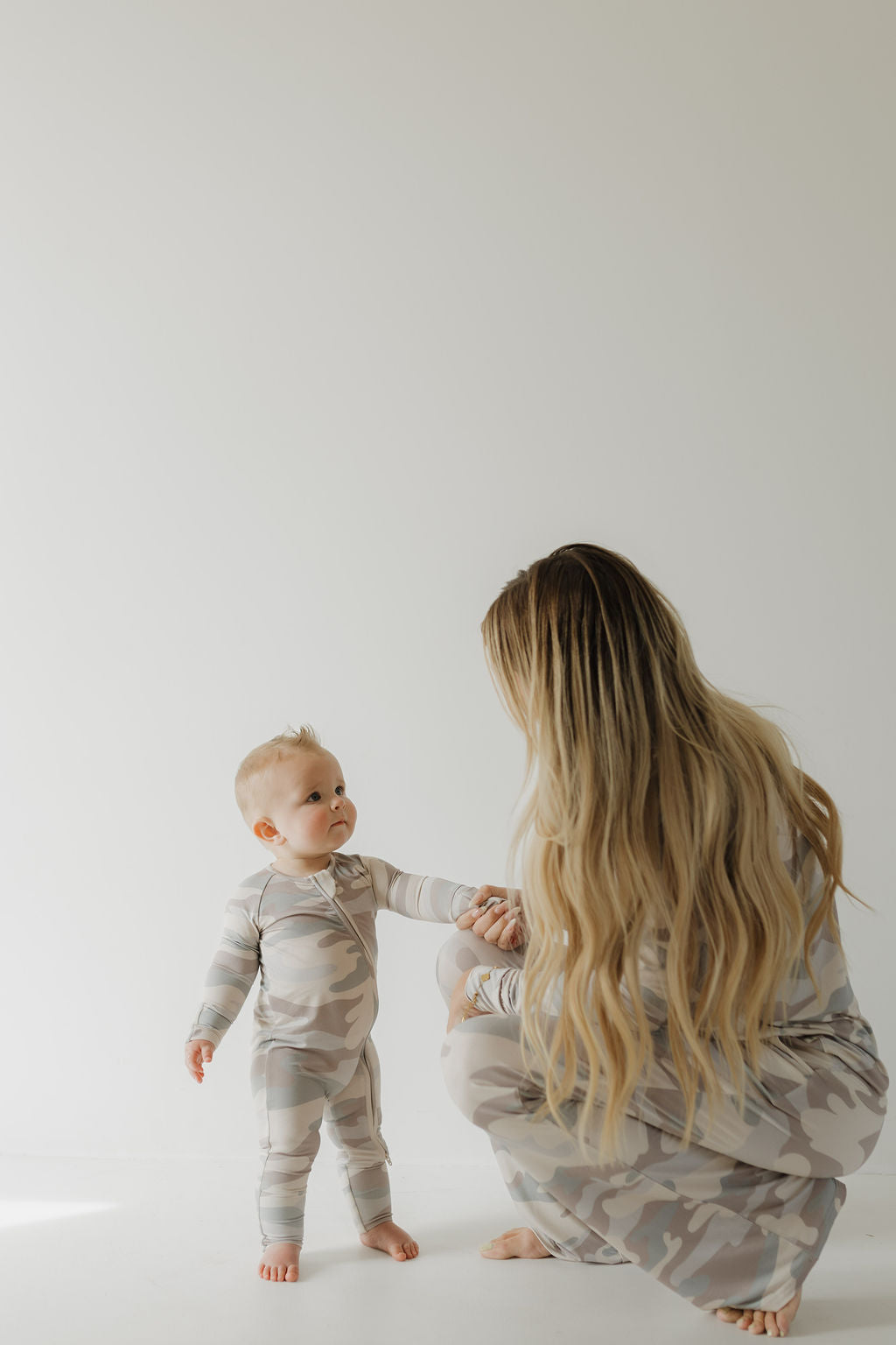 Women's Long Sleeve Bamboo Pajama | Camo