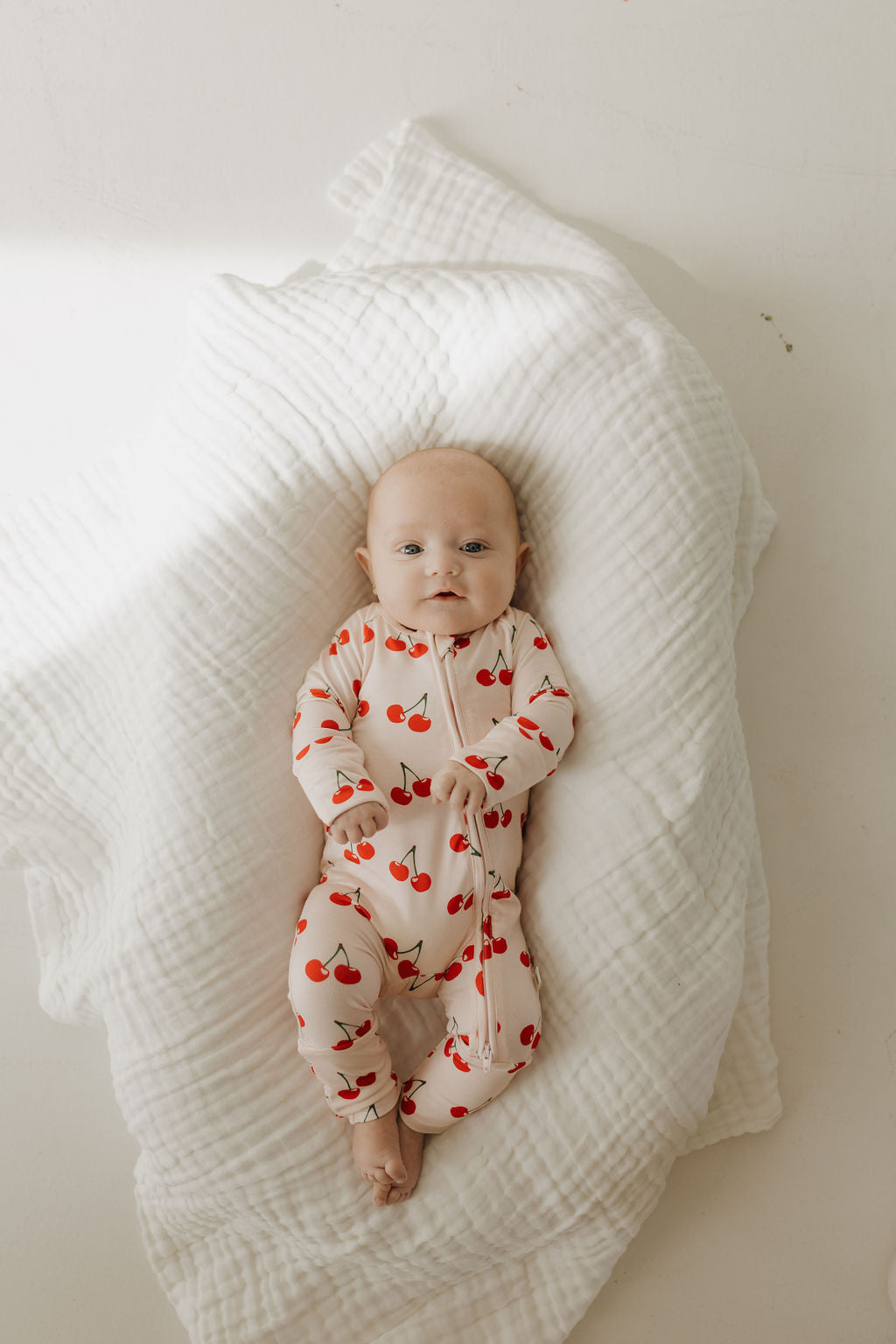 Bamboo Zip Pajamas | Cherry Orchard