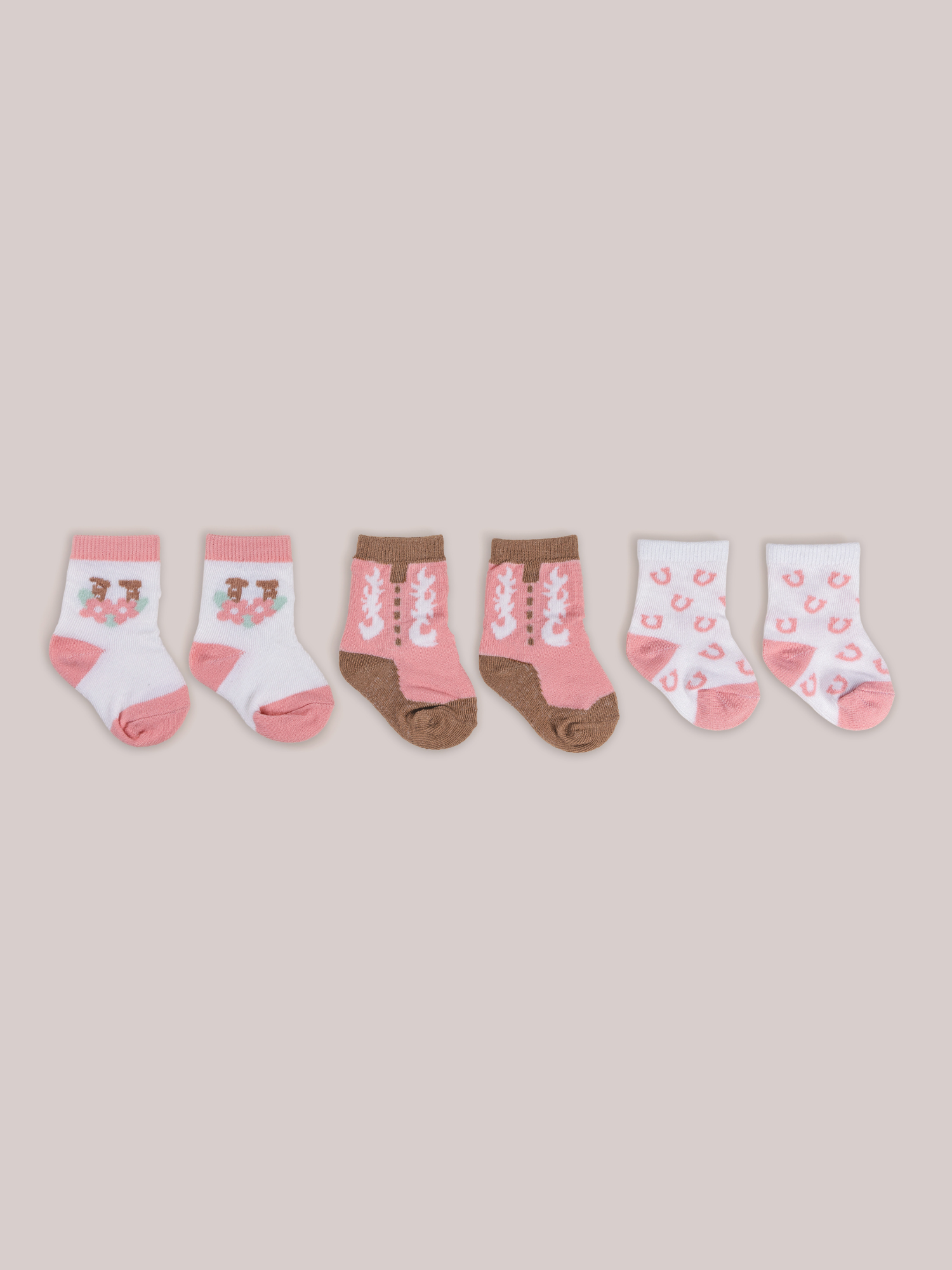 3-Pack Soft Durable Baby Socks Set - Bloomin' Boot