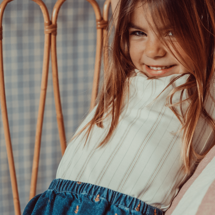 The Printed Short  - Mist Stripe