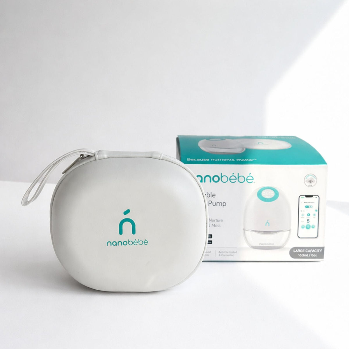 Nanobébé Wearable Breast Pump – Hands-Free, Quiet, App-Controlled