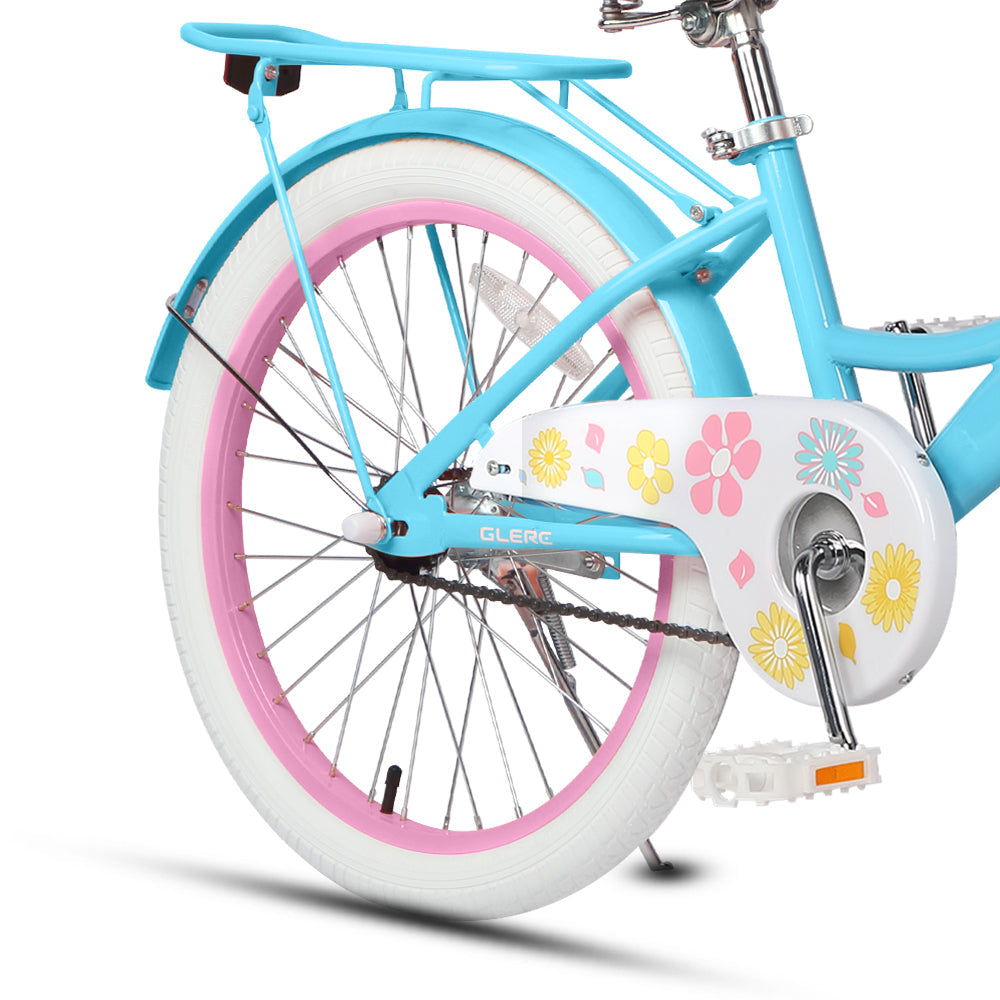 Glerc 20" Kids Bike with with Doll Basket For 7 - 13 Years Old - Maggie