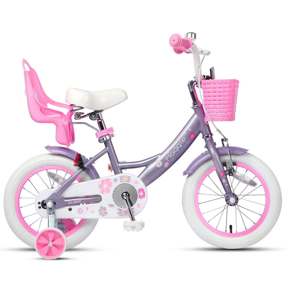 Glerc 14" Kids Bike with Doll Seat  For 3 - 5 Years Old - Maggie