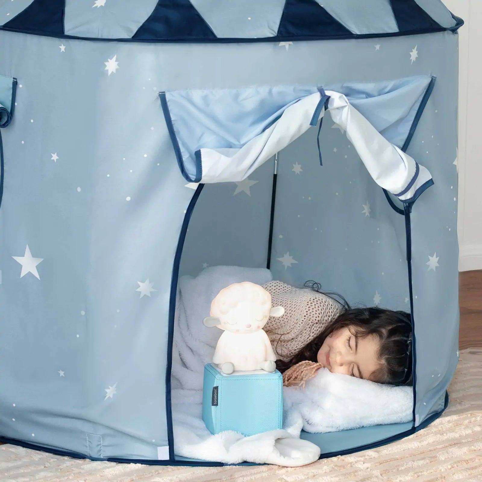 Tiny Land® Kids Tent – Starry Blue Indoor Tent for Toddlers