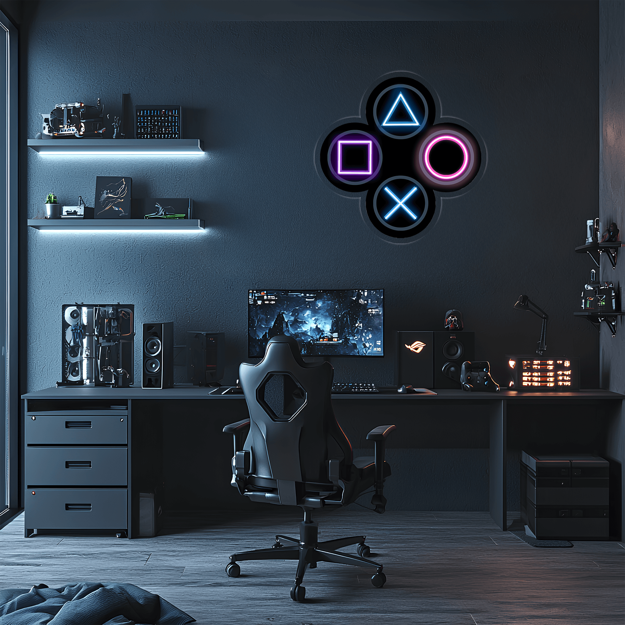 Gamer Plexiglass Neon Art, Gamer Neon Sign, Neon Light Sign, Neon Wall Art, Neon Sign, Neon Light Sign, Neon Gifts, Gamer Gifts