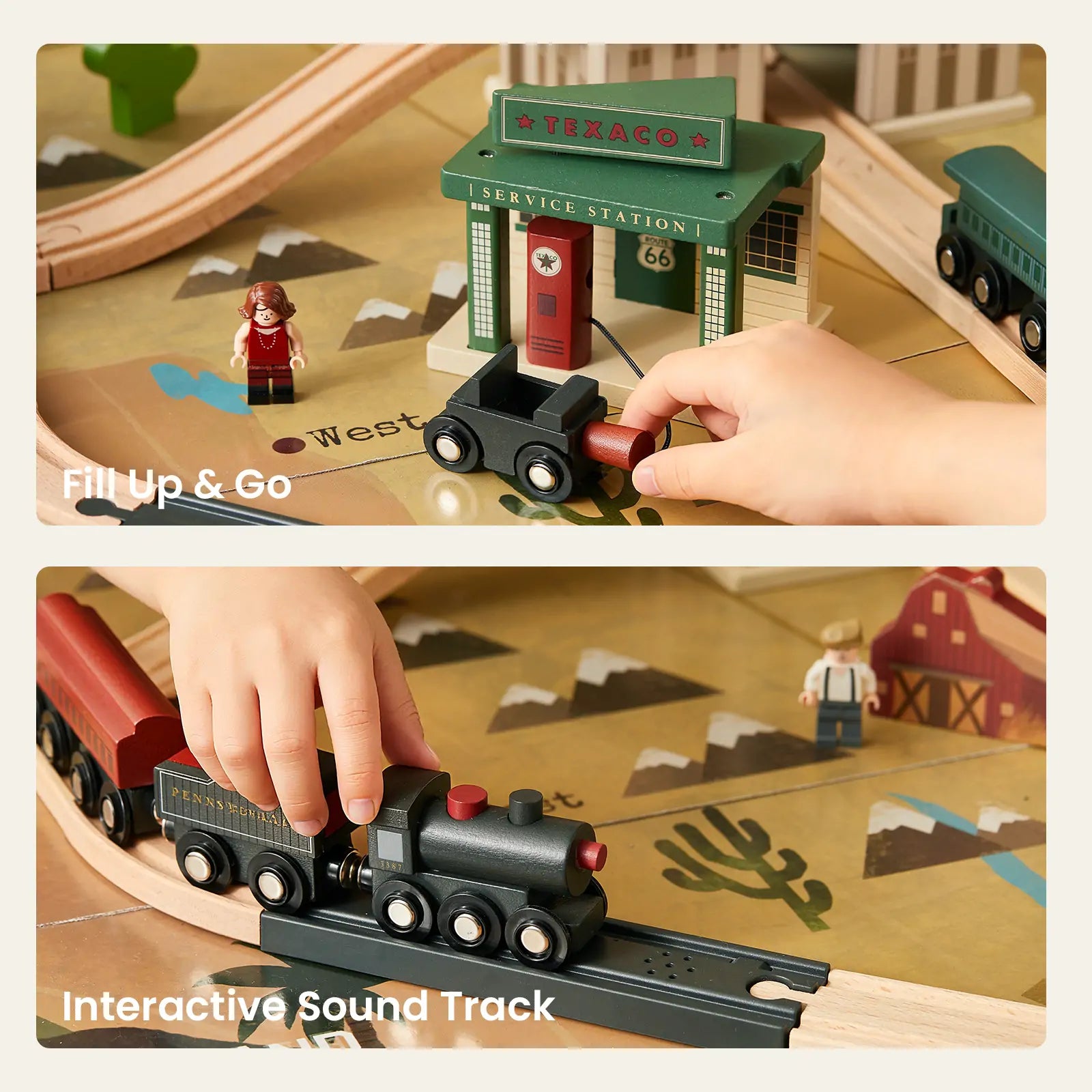 Tiny Land® 1920 Railway Adventure Train Table