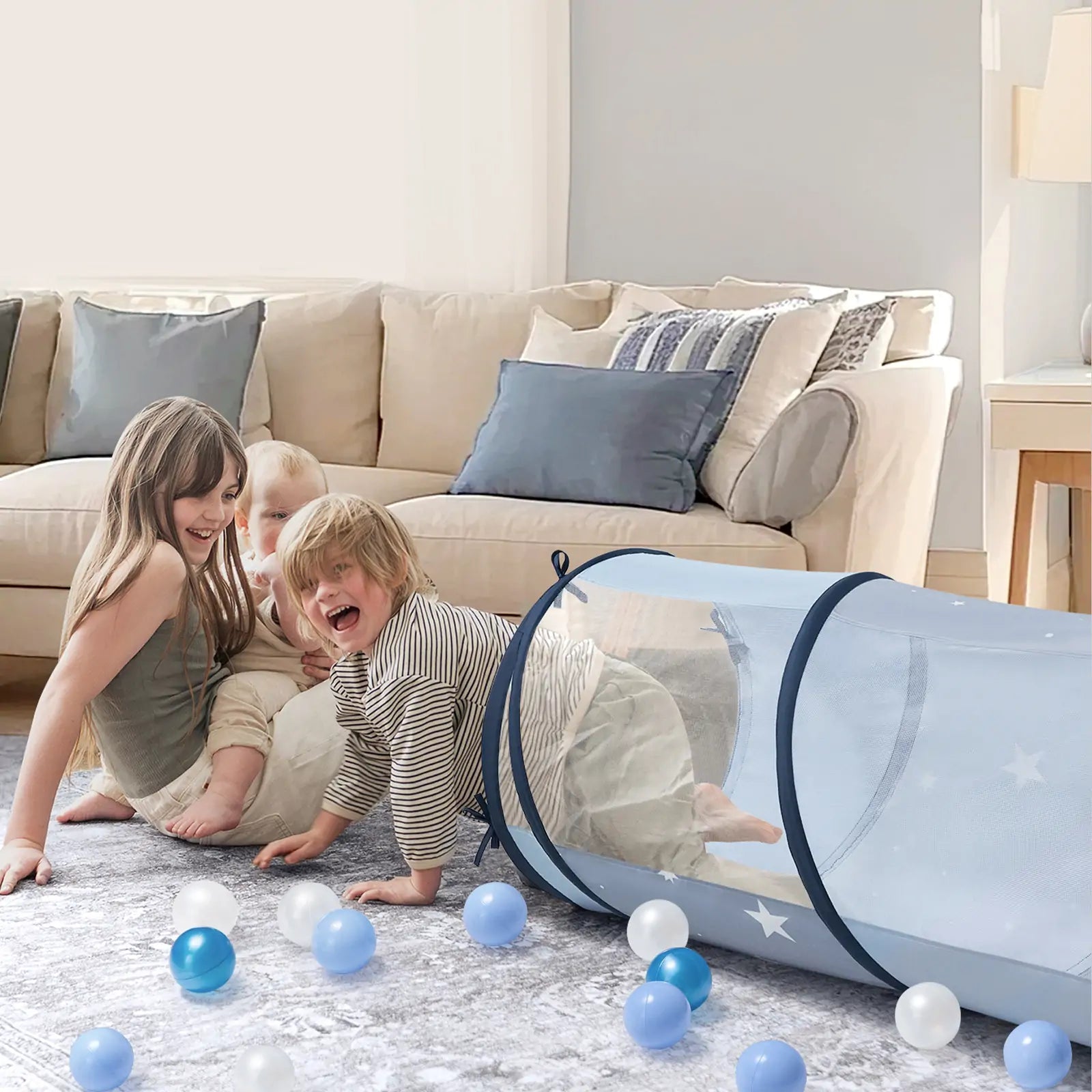 Tiny Land® Adventure Play Tunnel - Blue