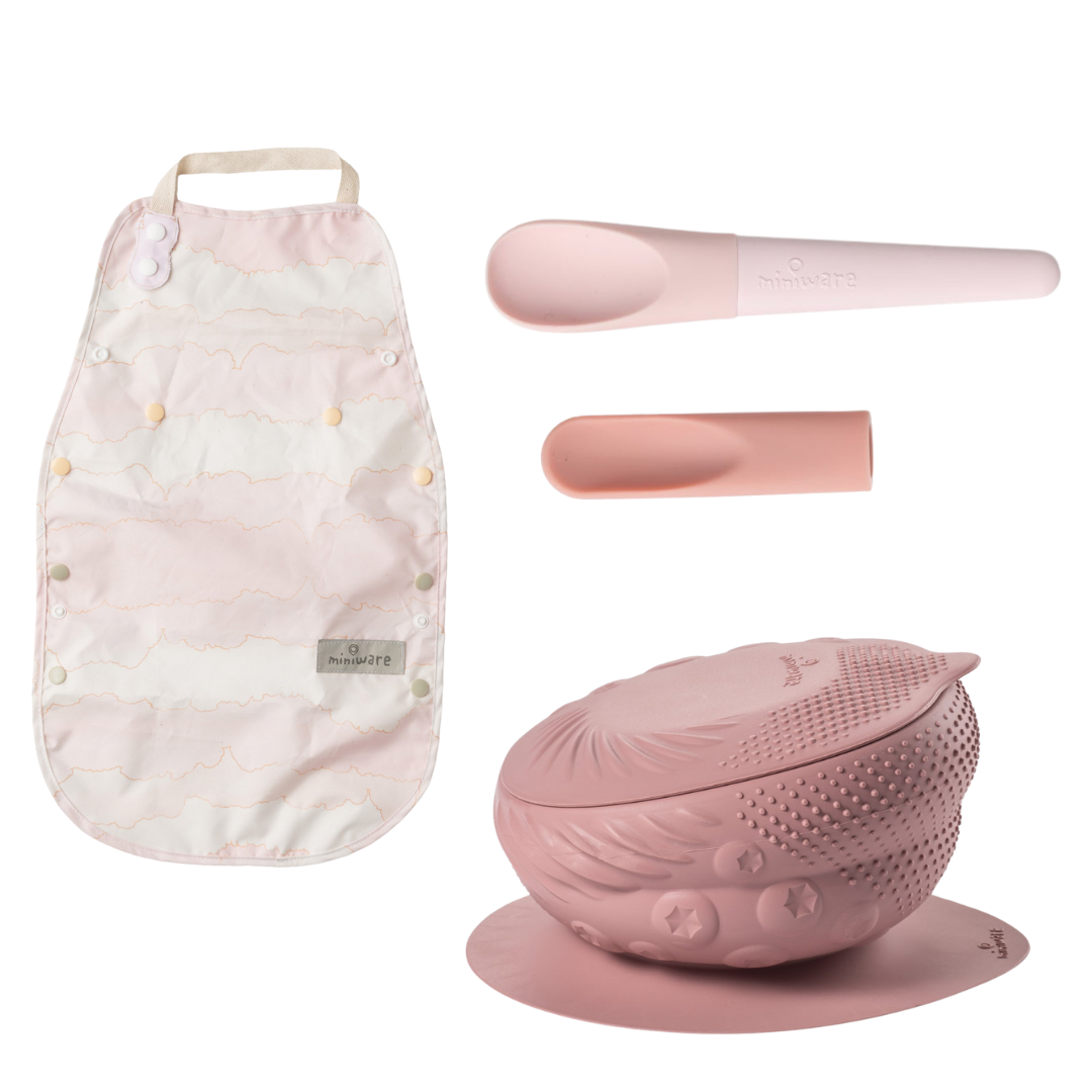 Sensory Snack & Play Set- Raspberry