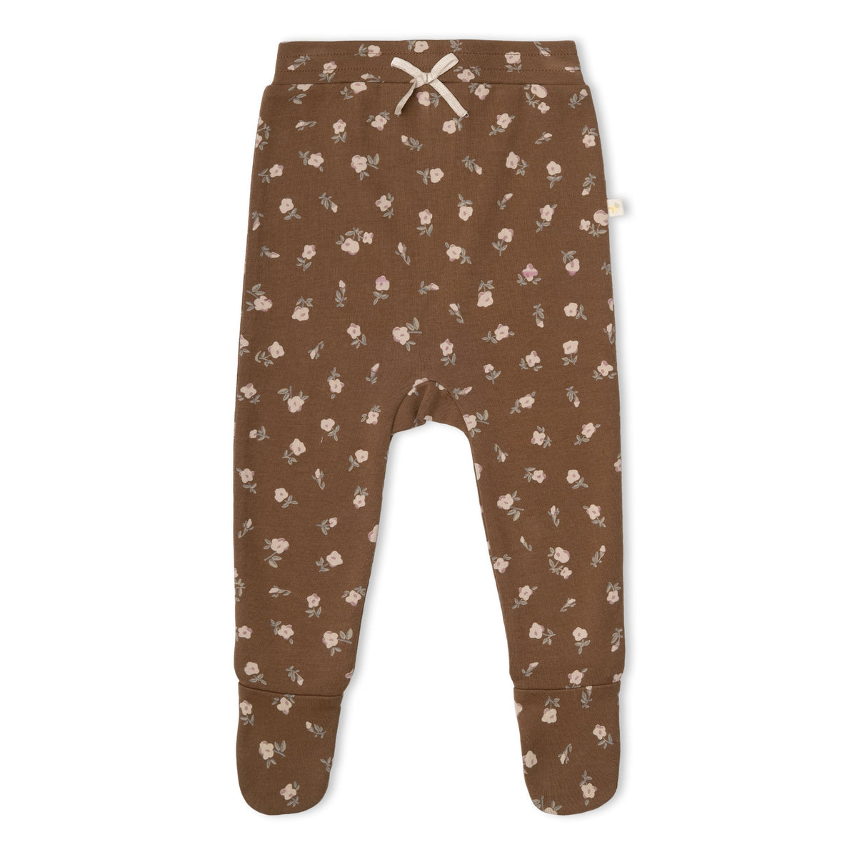 Organic Kimono Top & Footed Pants Set - Primrose