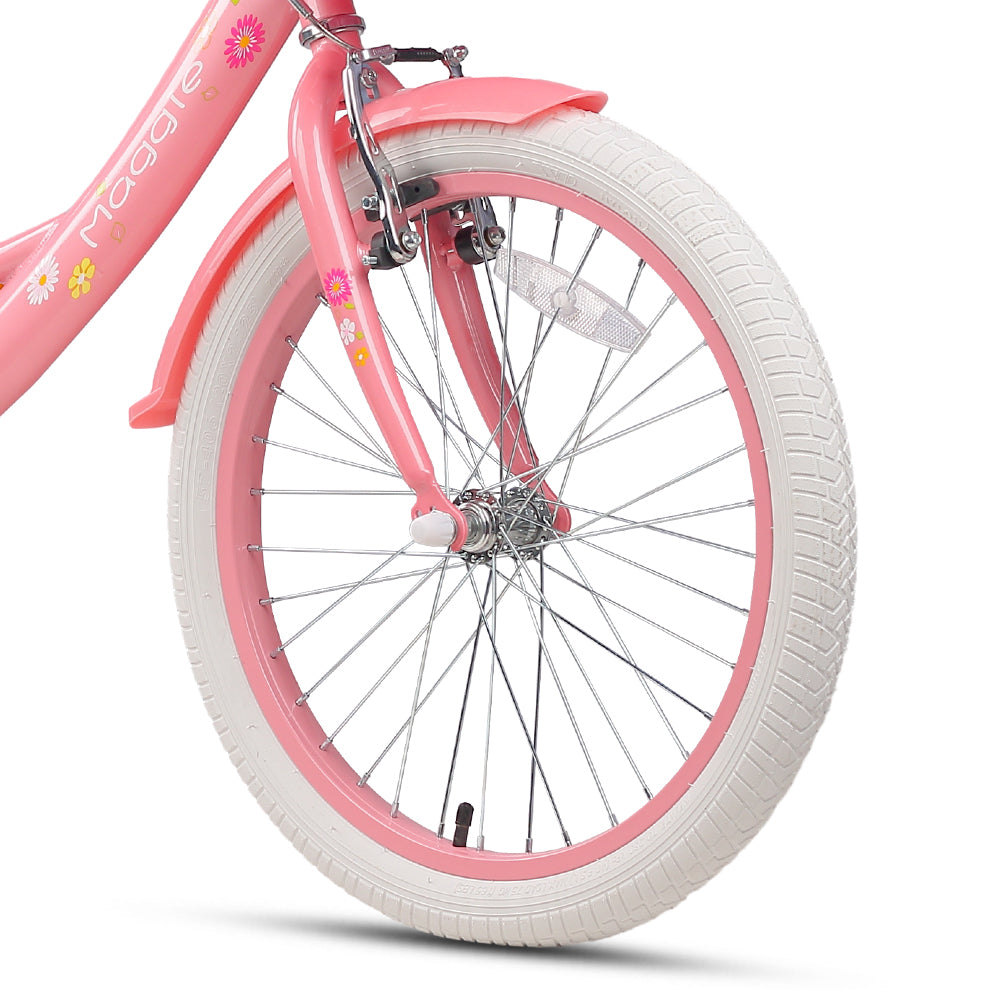 Glerc 20" Kids Bike with with Doll Basket For 7 - 13 Years Old - Maggie