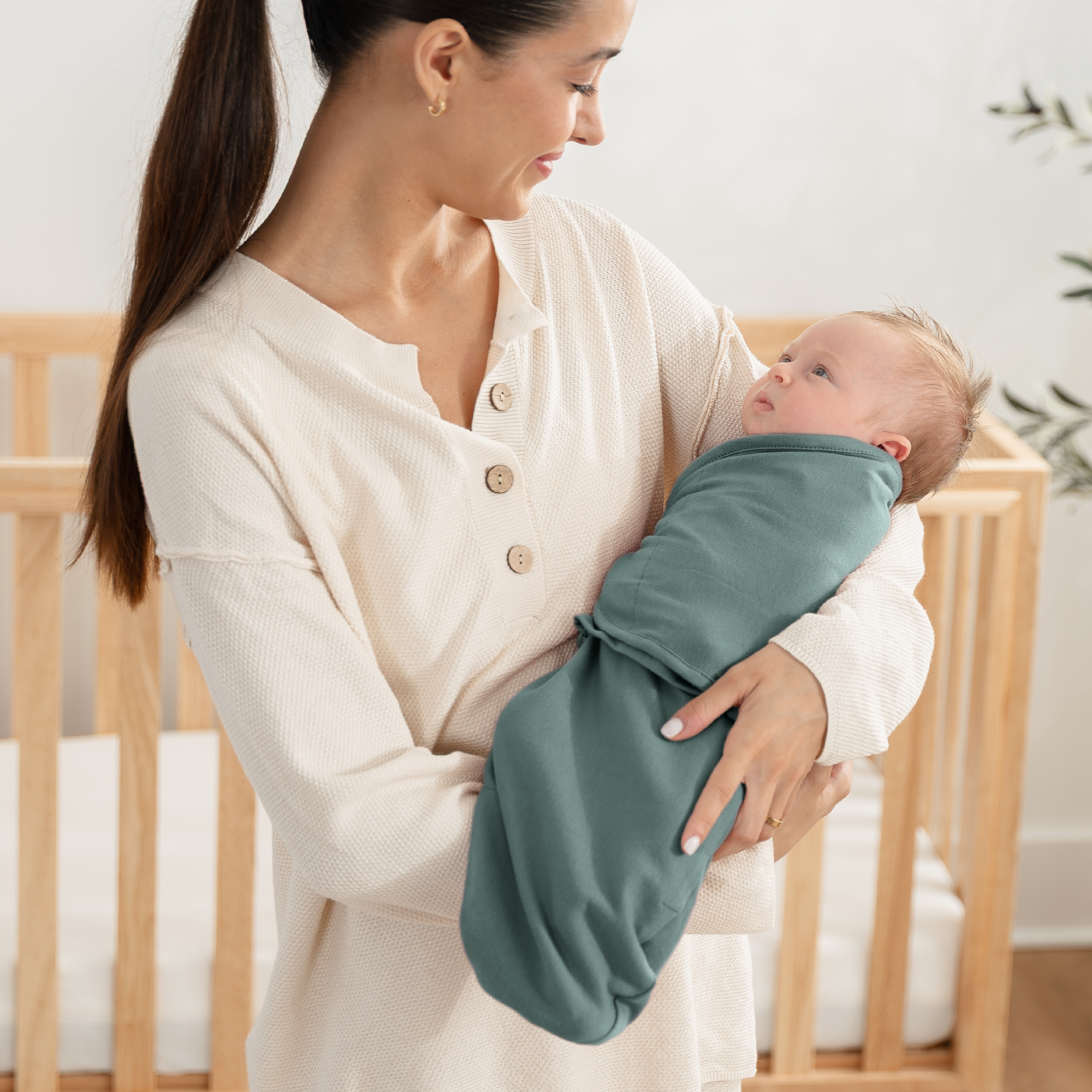 Easy Swaddle Blankets in Stone, Nomadic Blue, Azul, Pack of 3