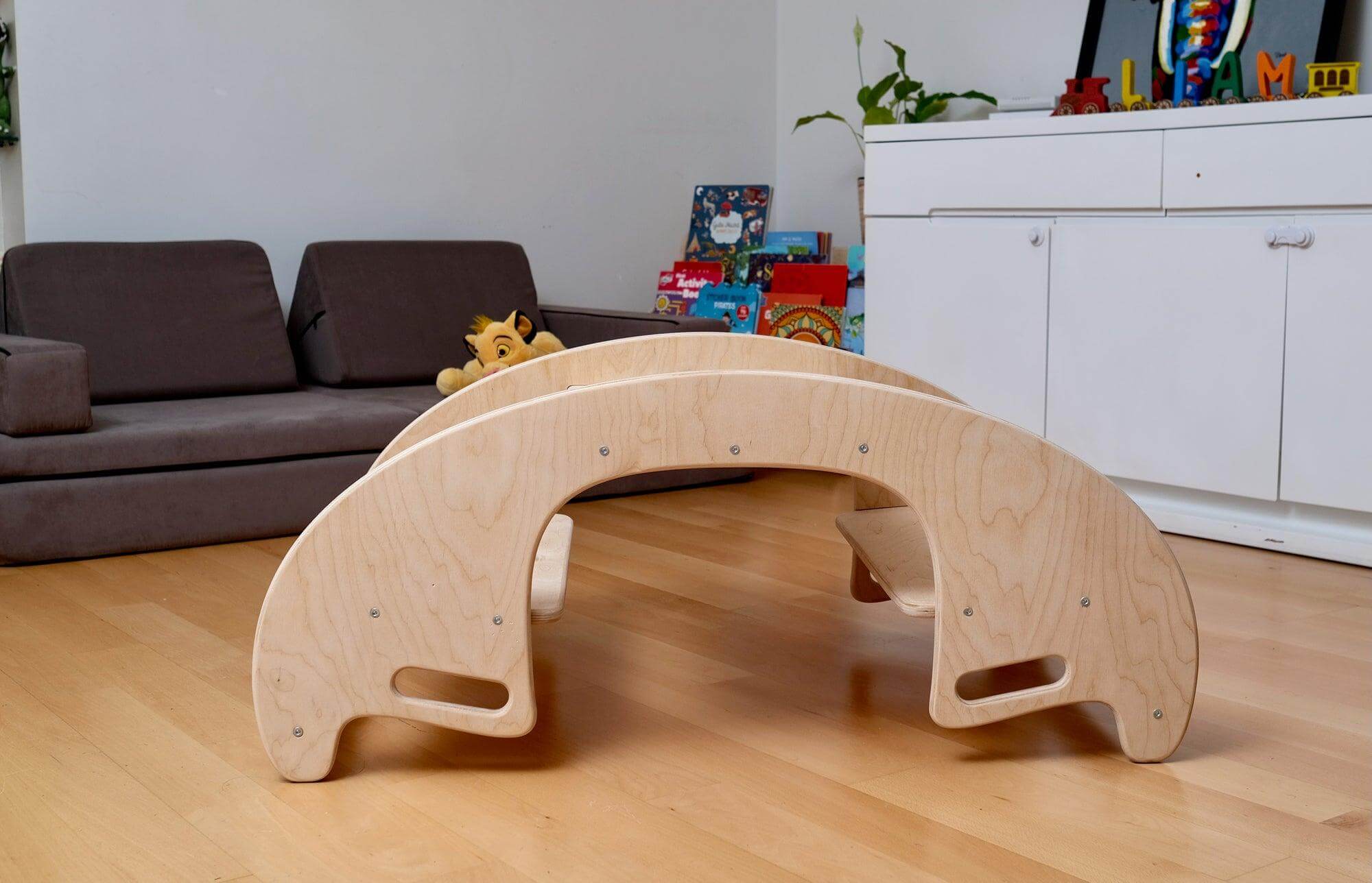 Montessori Wooden Seesaw & Table Chair Set | Eco-Friendly Kids Furniture - Kidodido