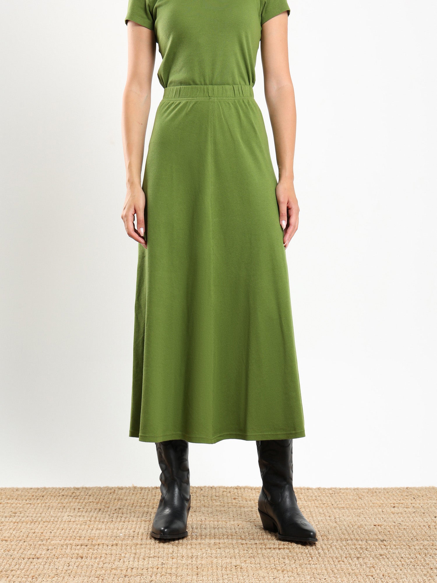 Samia Skirt - Basil