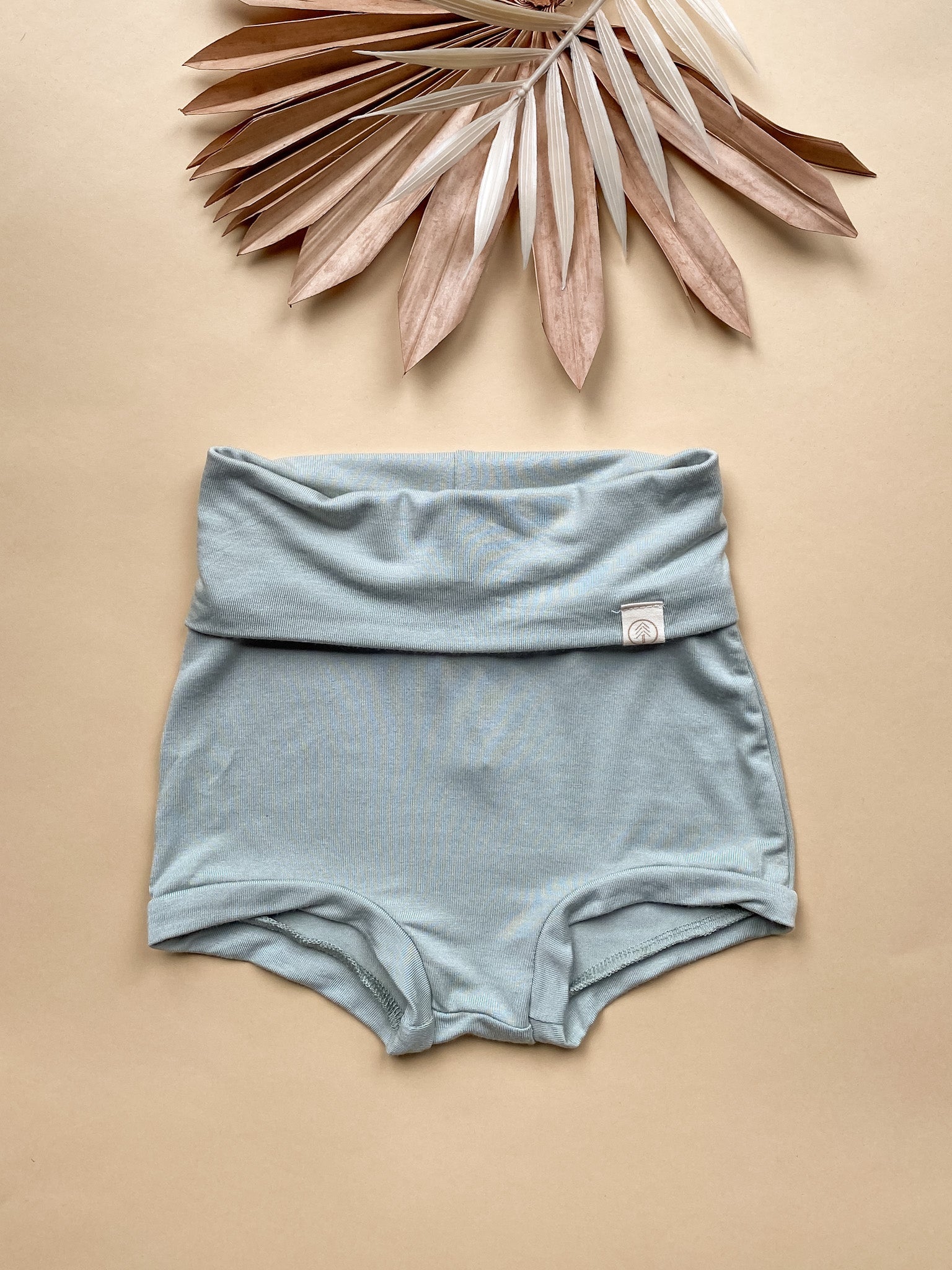 3t, 4/5t | Fold Over Bloomers | Sage | Bamboo