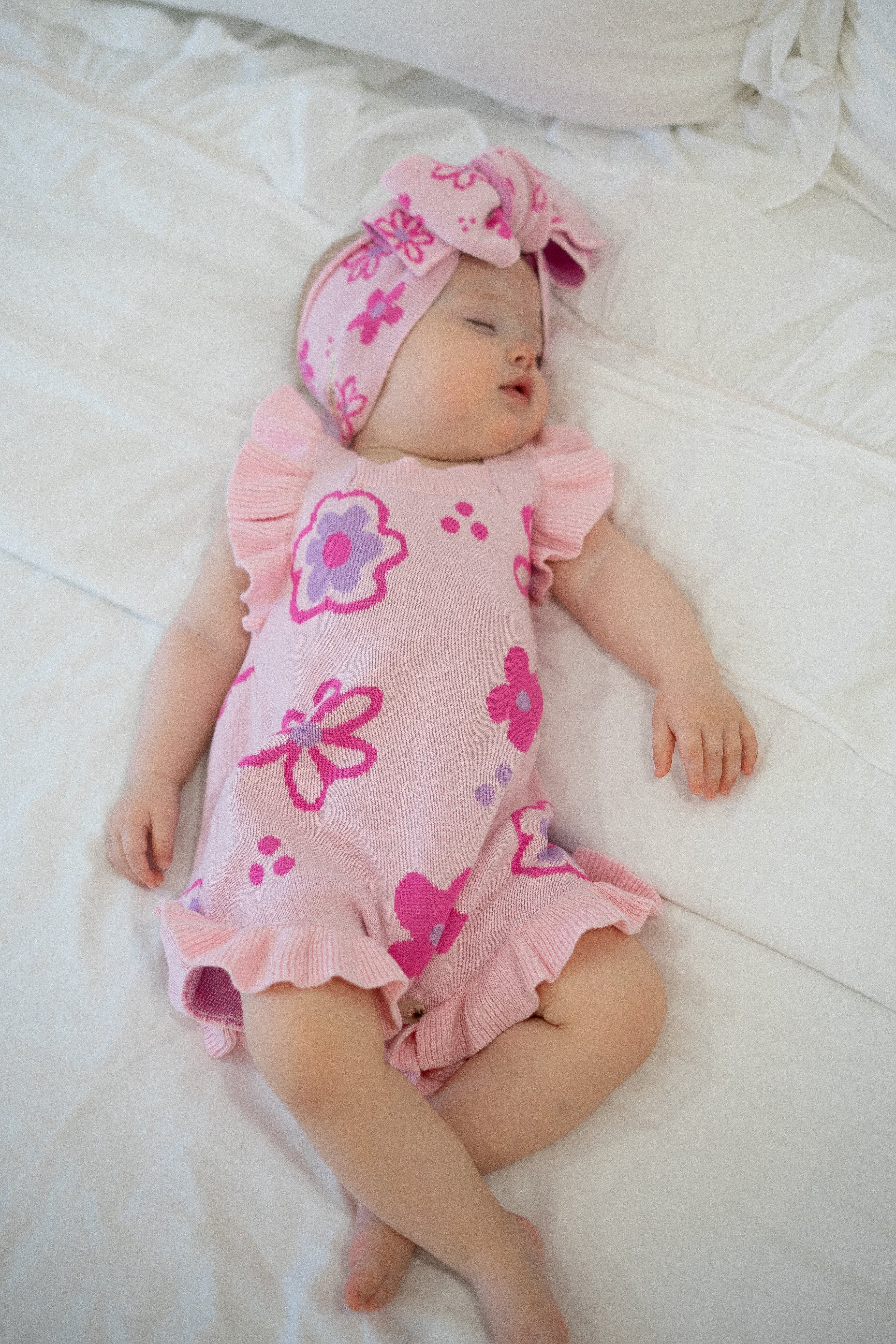 Wildflower Dreams Romper - Powder Pink