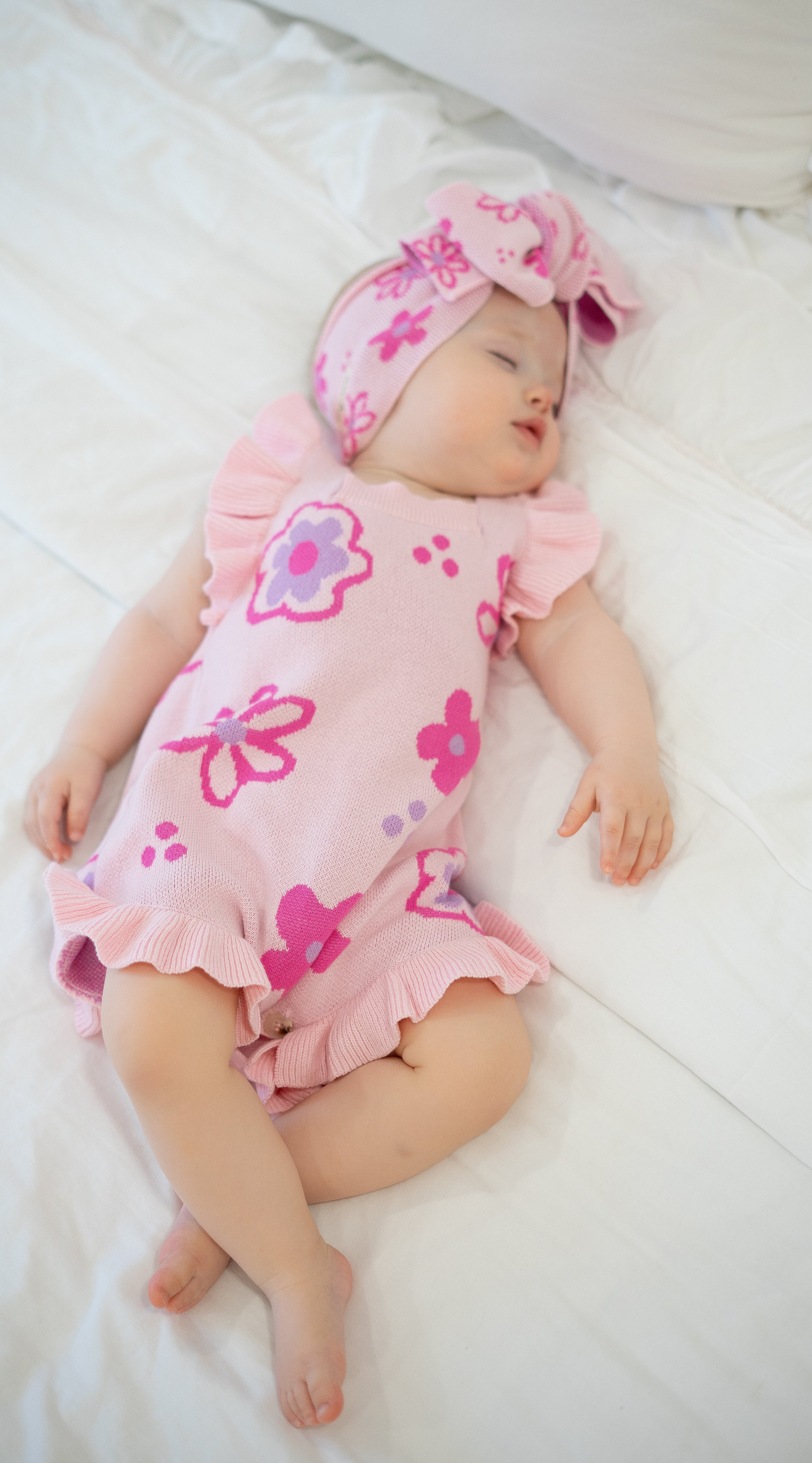 Wildflower Dreams Romper - Powder Pink