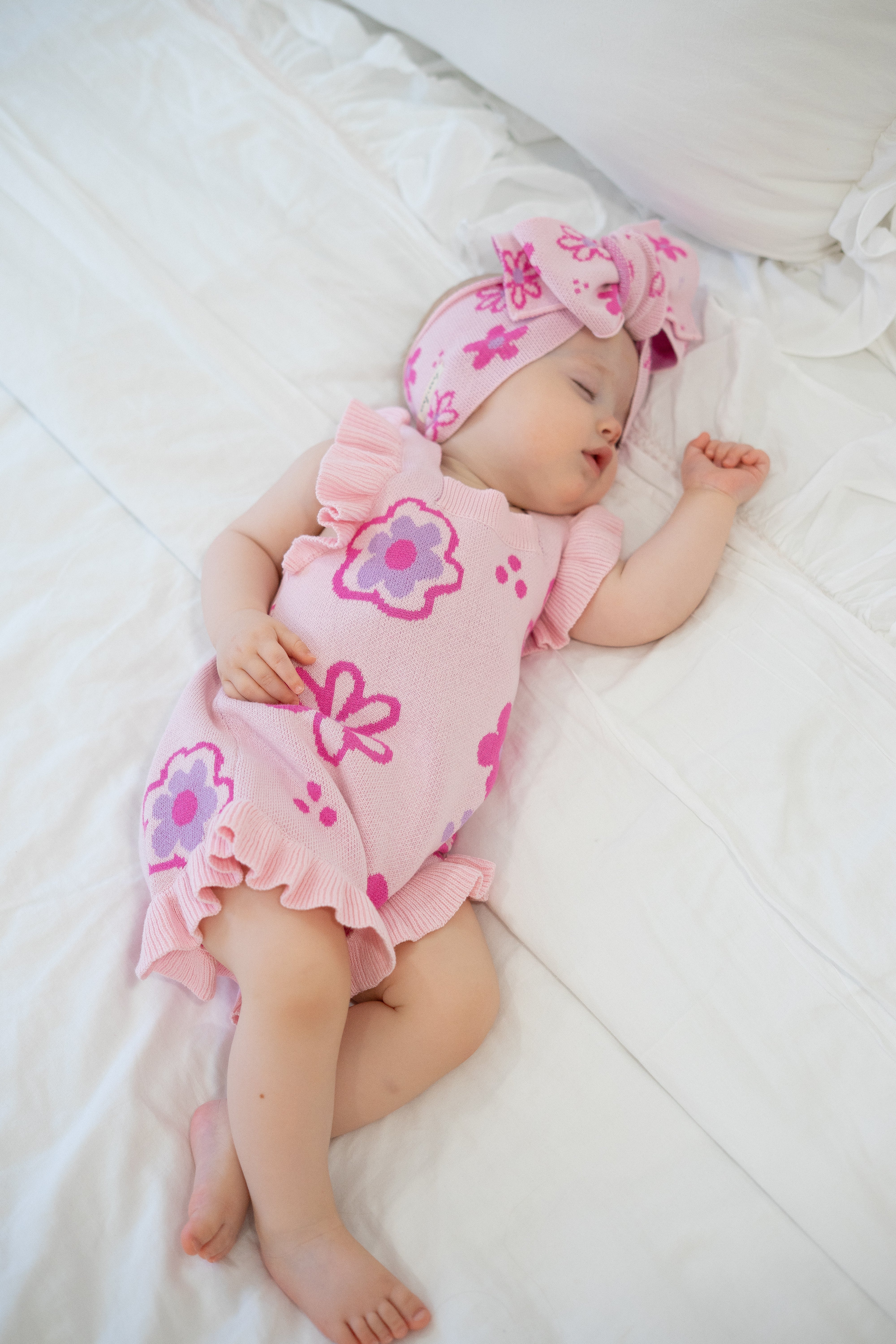 Wildflower Dreams Romper - Powder Pink