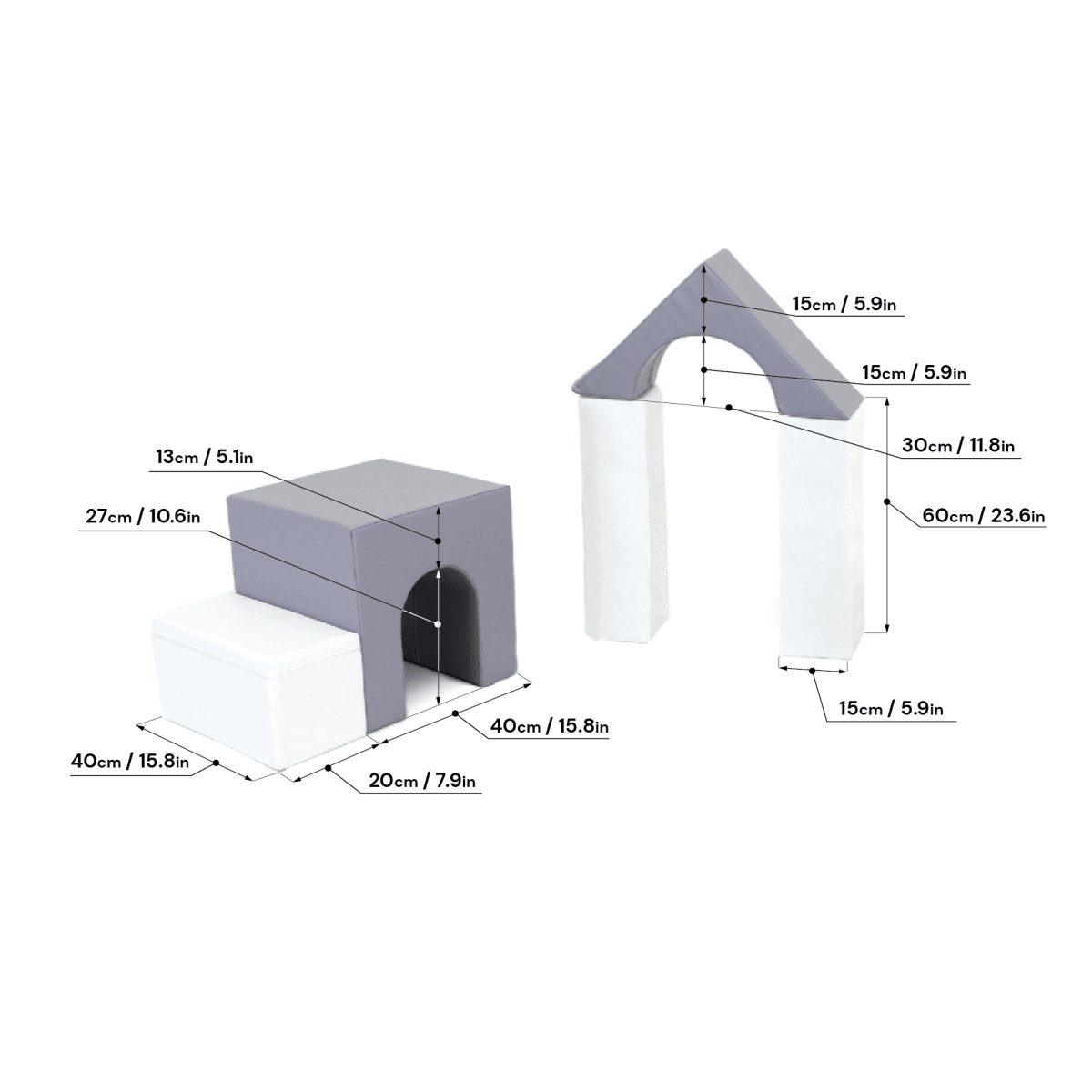 Soft Play Foam Block Set - Challenger