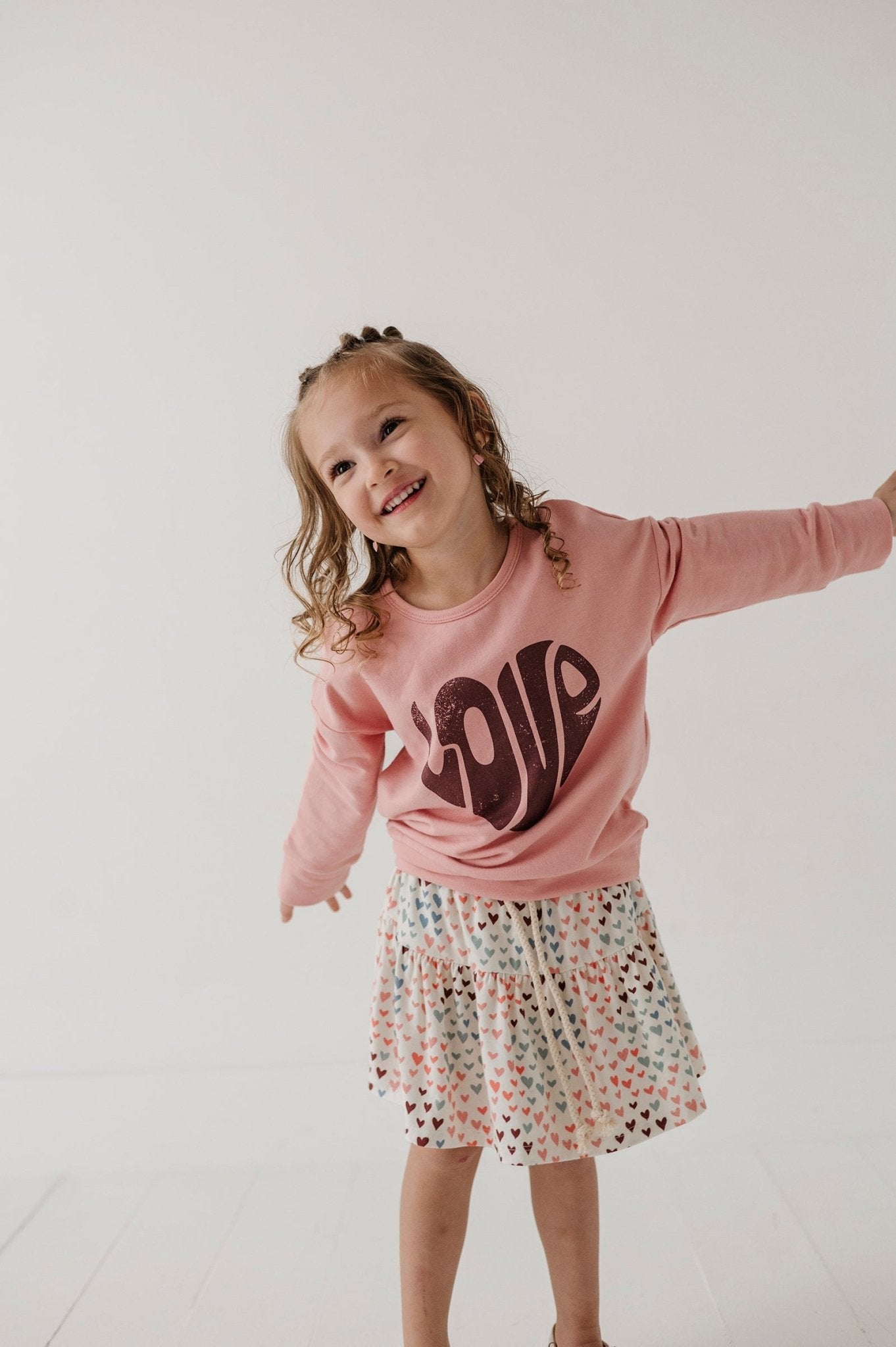 Girl's Drop-Shoulder Pullover