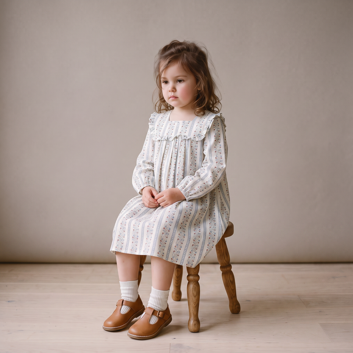 Organic Twill Dress - Vine Trail