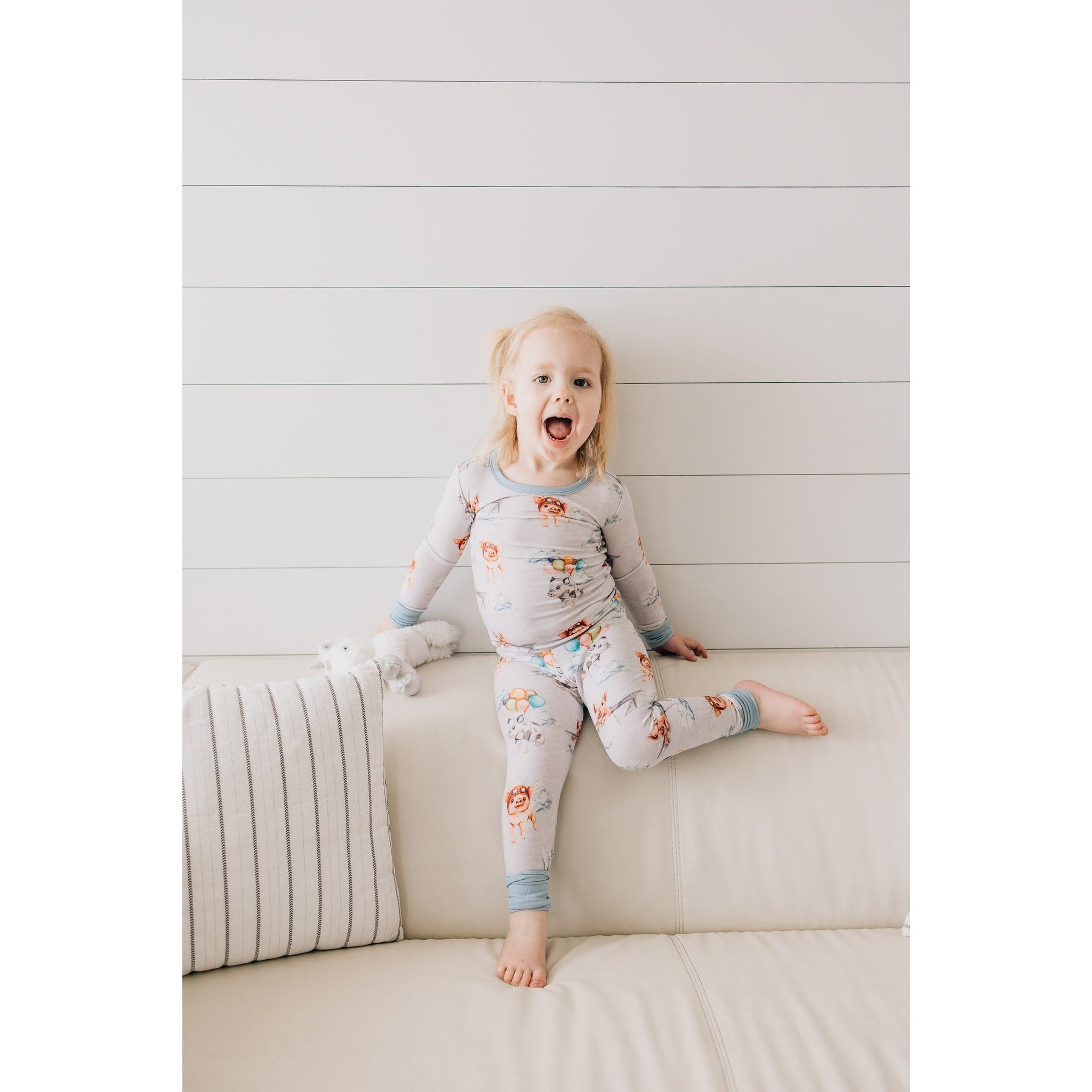 When Pigs Fly Two-Piece Pajama Set Baby & Toddler Sleepwear kindthing   