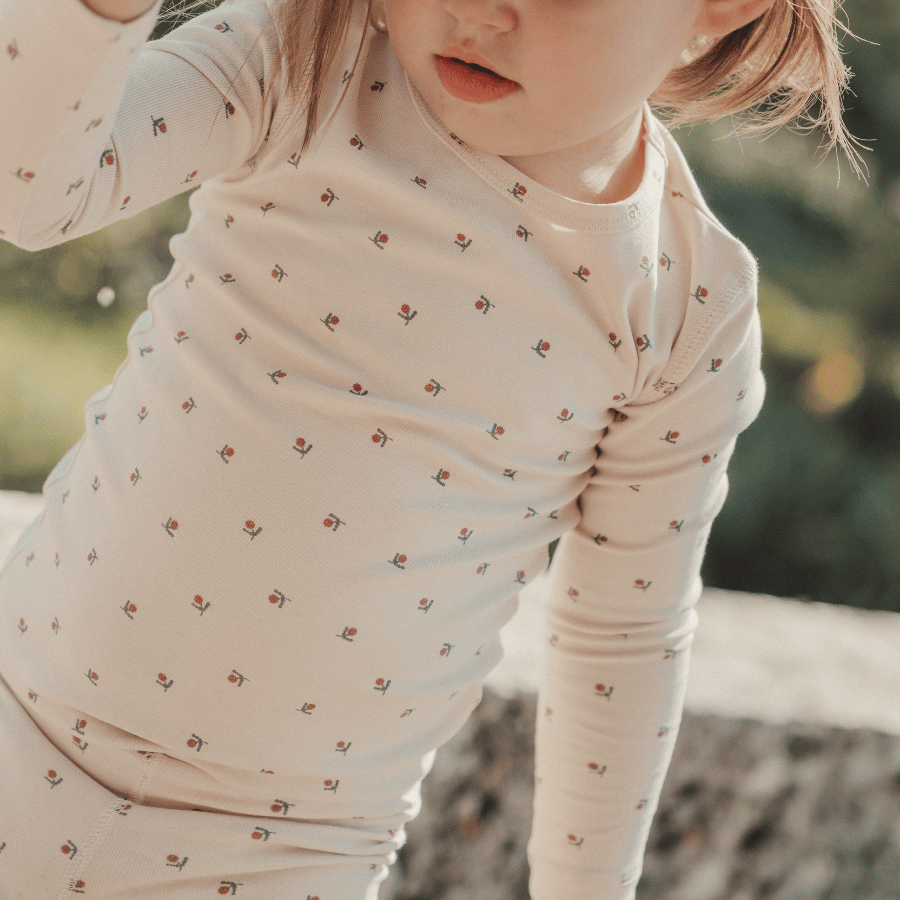 The Printed  Set - Mini Stitch Red