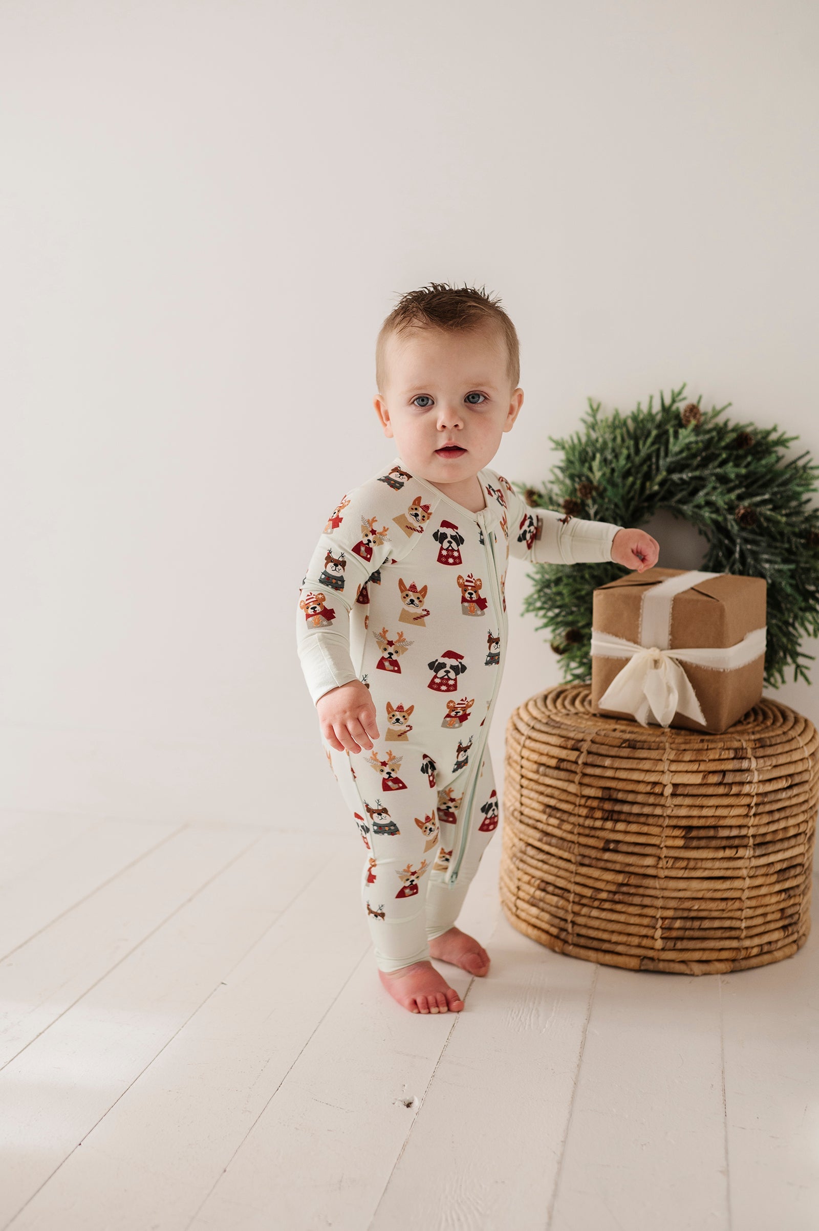 Long Sleeve Zip Romper